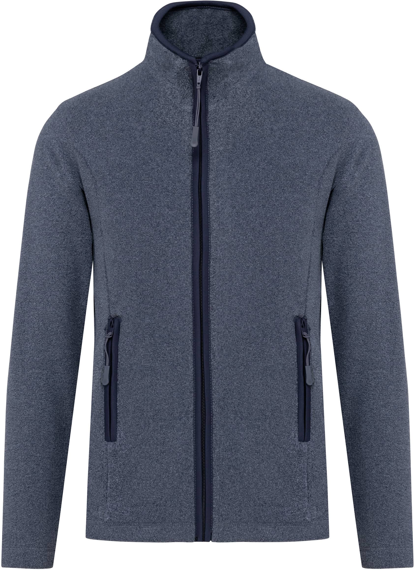 Mikrofleece-Jacke mit Reißverschluss für Damen
