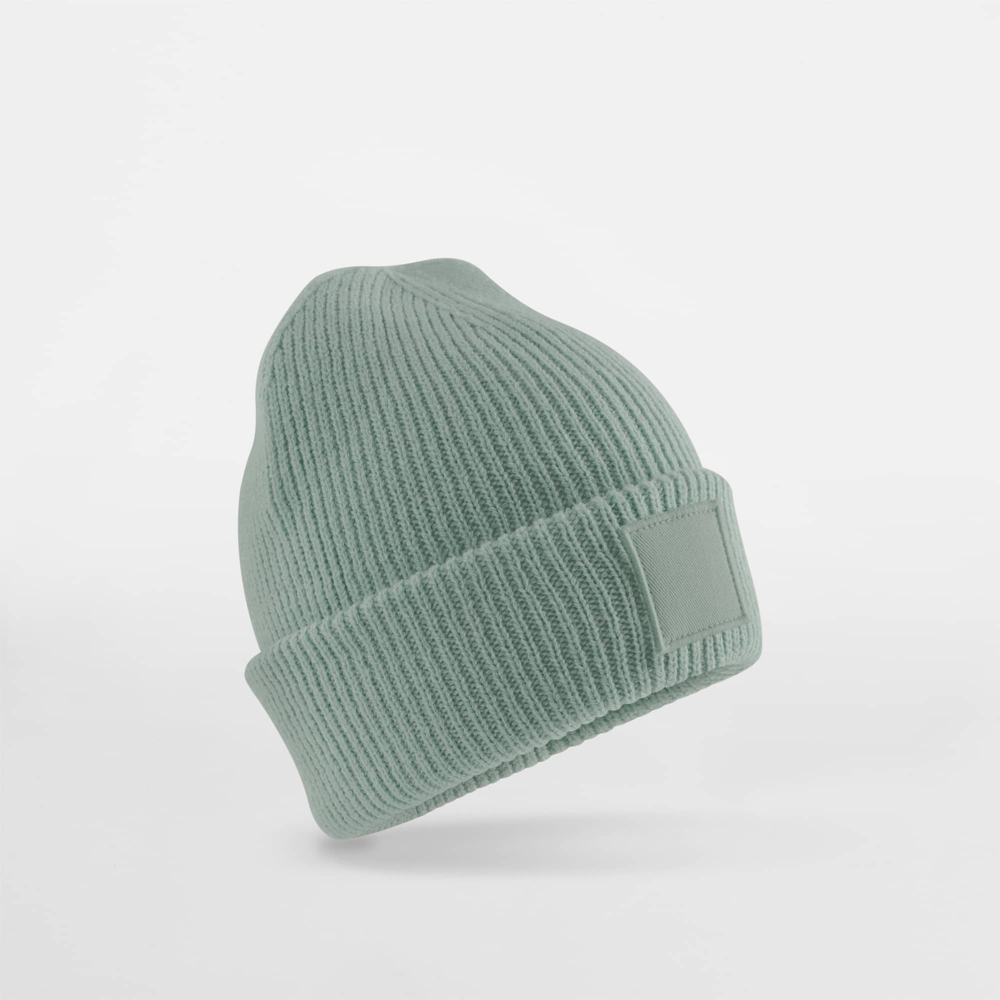 Kids Deep Cuffed Tonal Patch Beanie