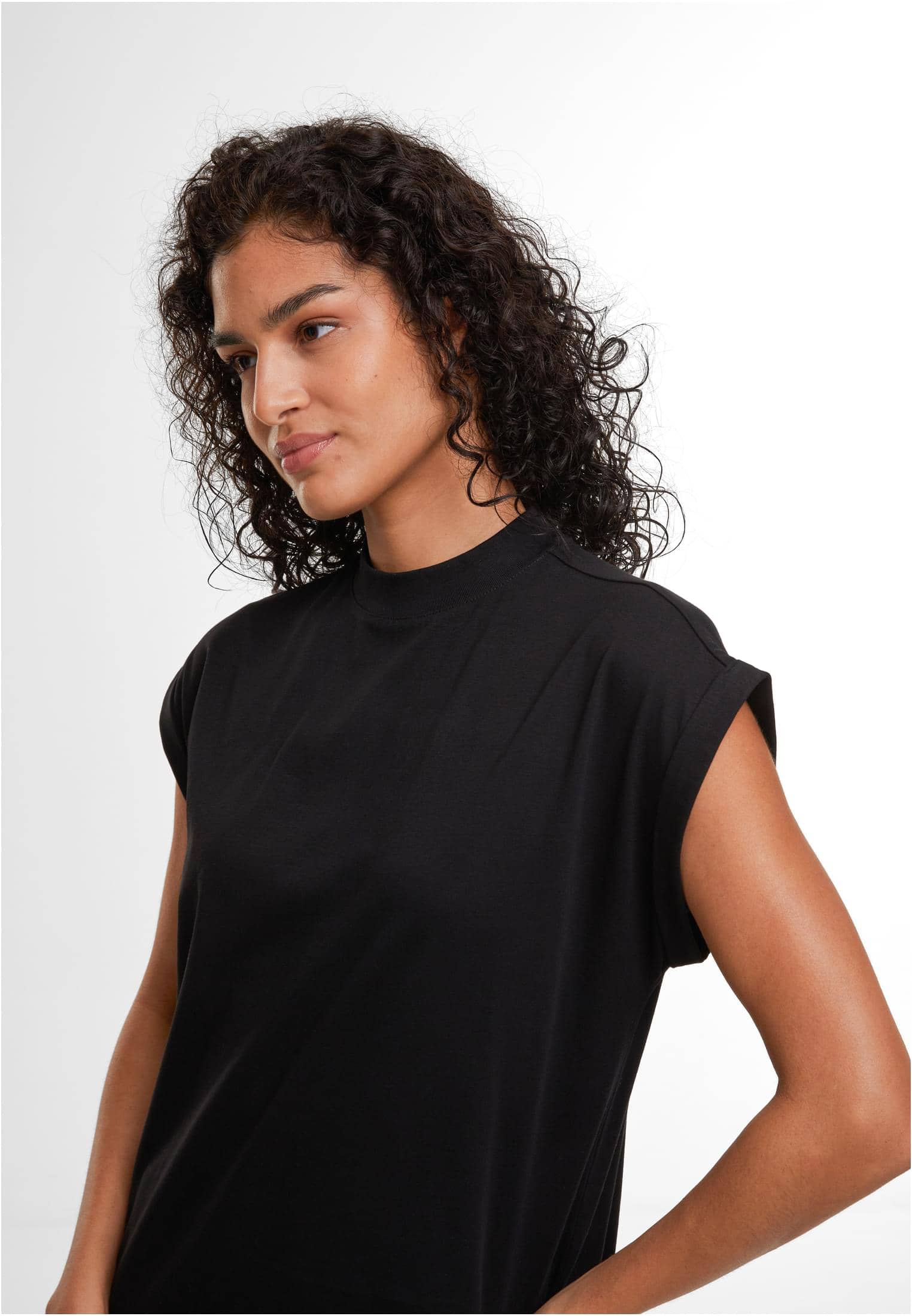 Ladies Sorona® Long Extended Shoulder Dress
