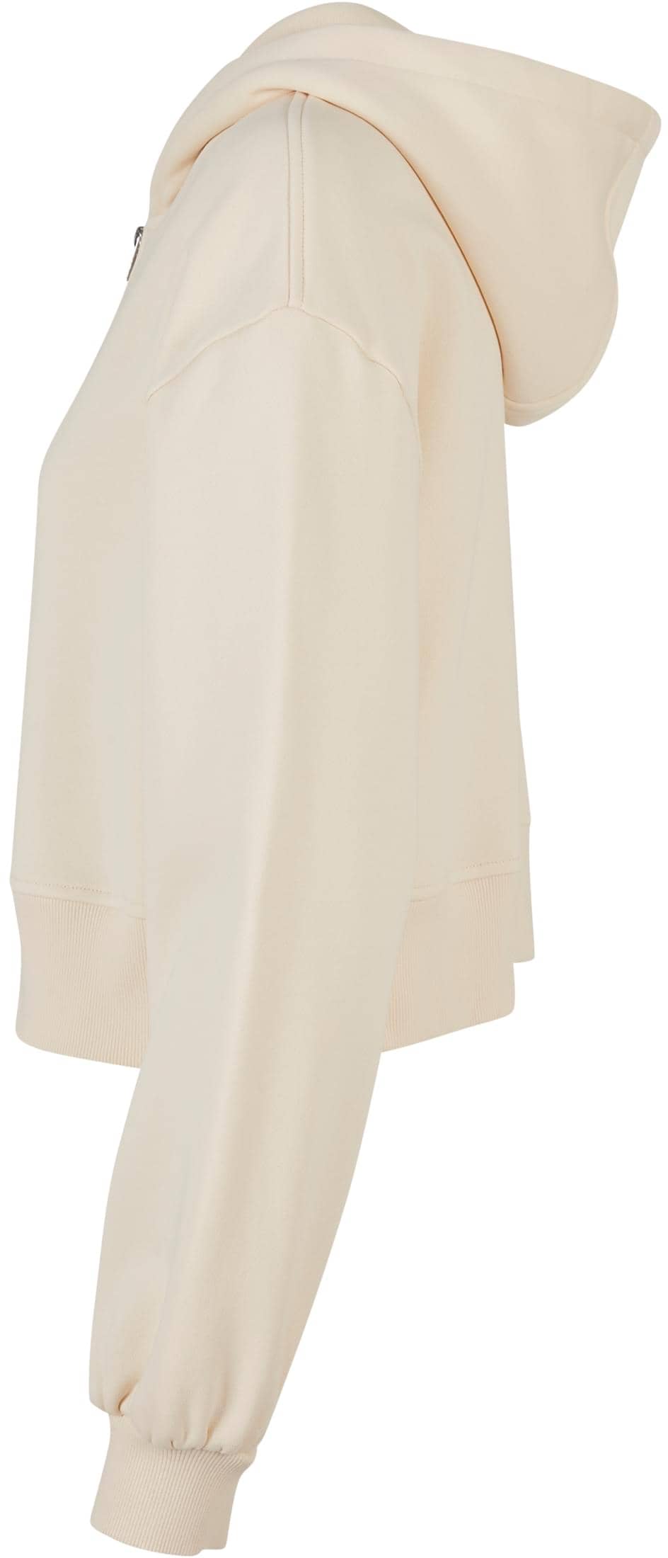 Ladies Short Oversized Zip Jacket
