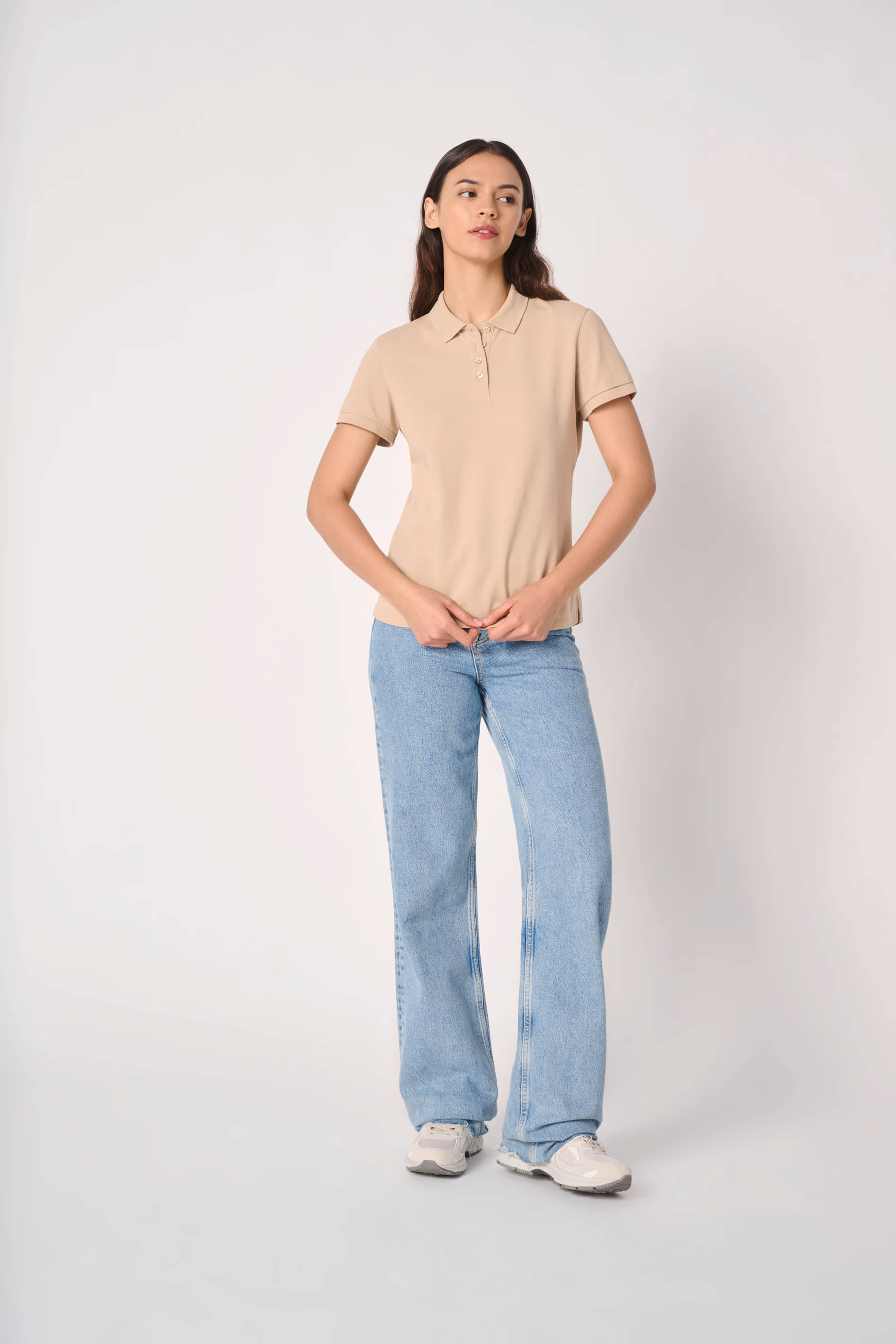 Damen Piqué-Poloshirt 221