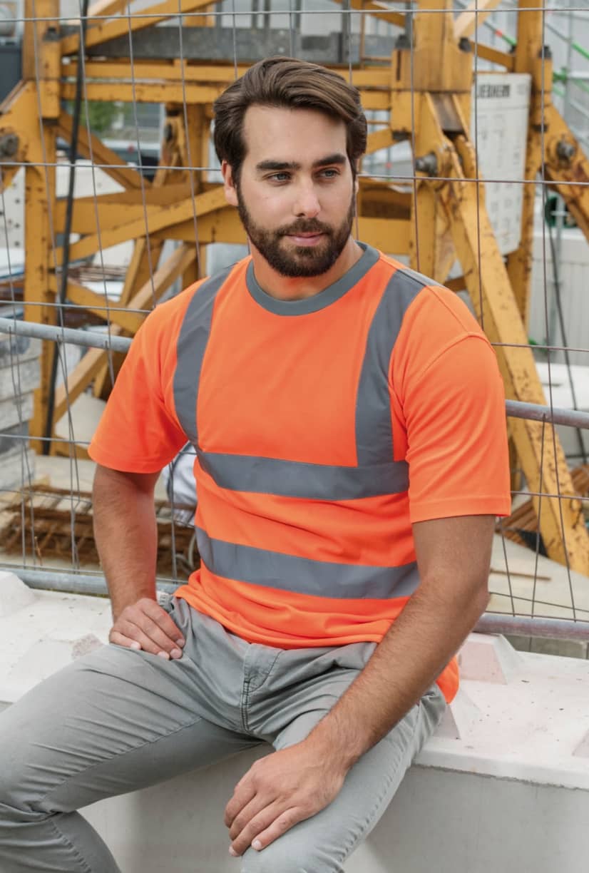 Heavy Duty Polycotton Hi-Vis T-Shirt Barcelona
