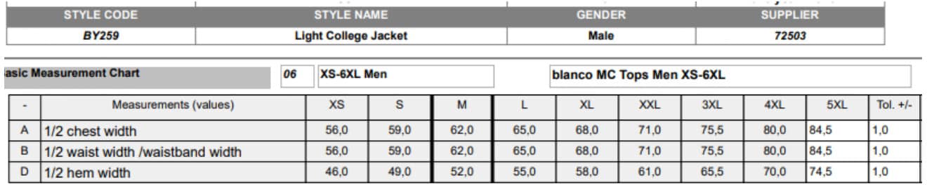Light College Jacket