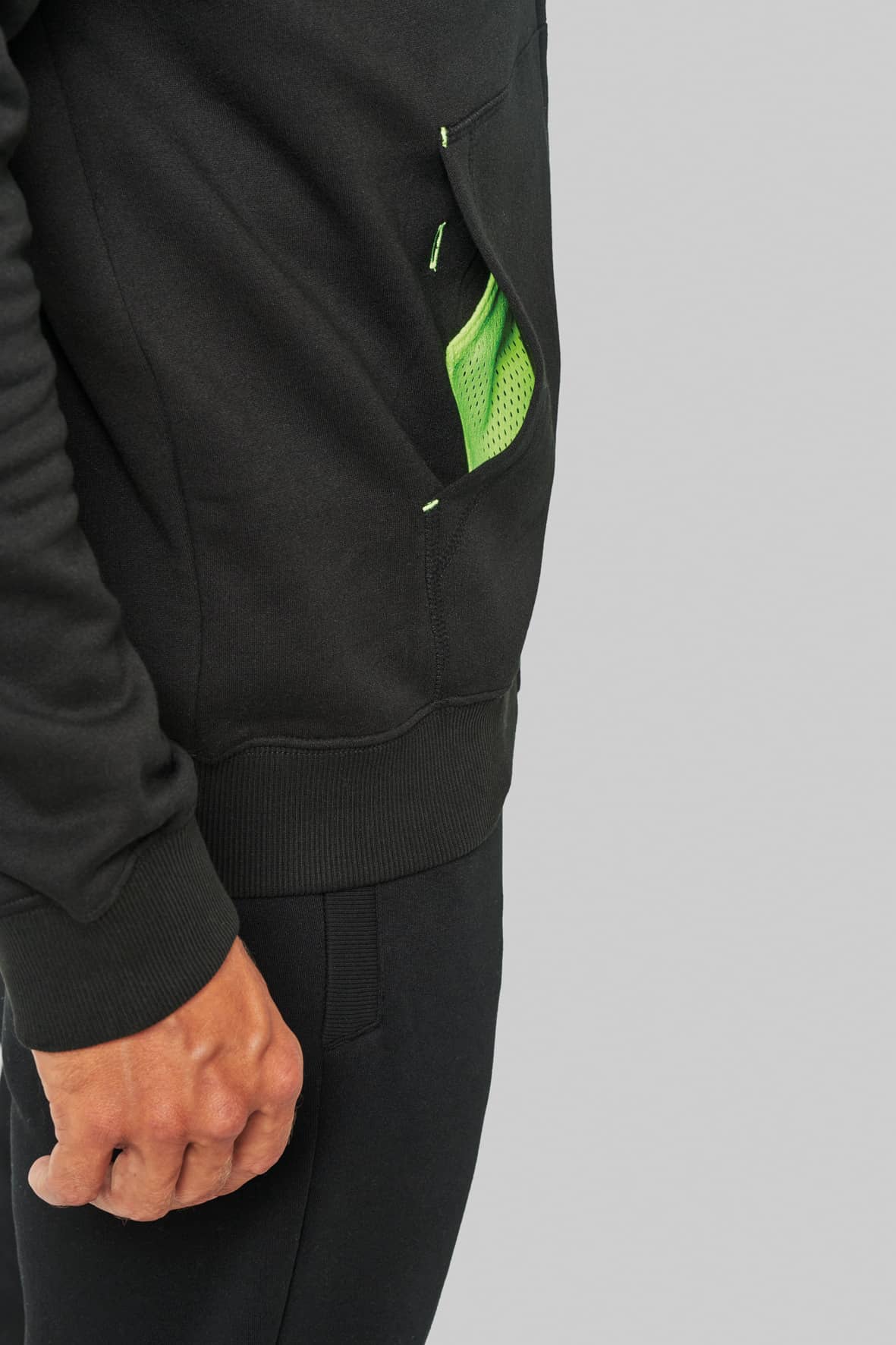 Unisex-Kapuzenjacke mit Zipper