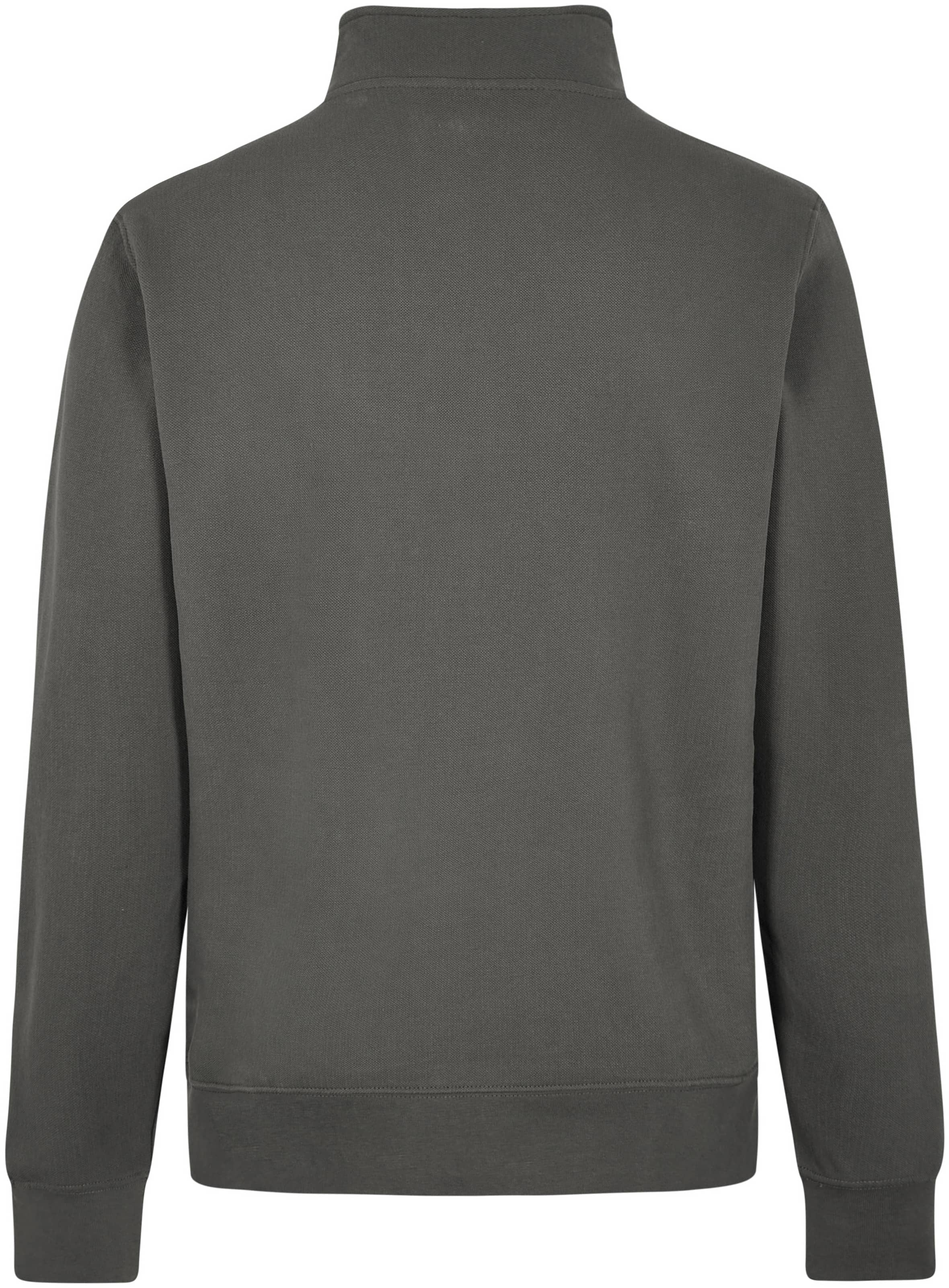 Regular Fit 1/4 Zip Pique Sweatshirt