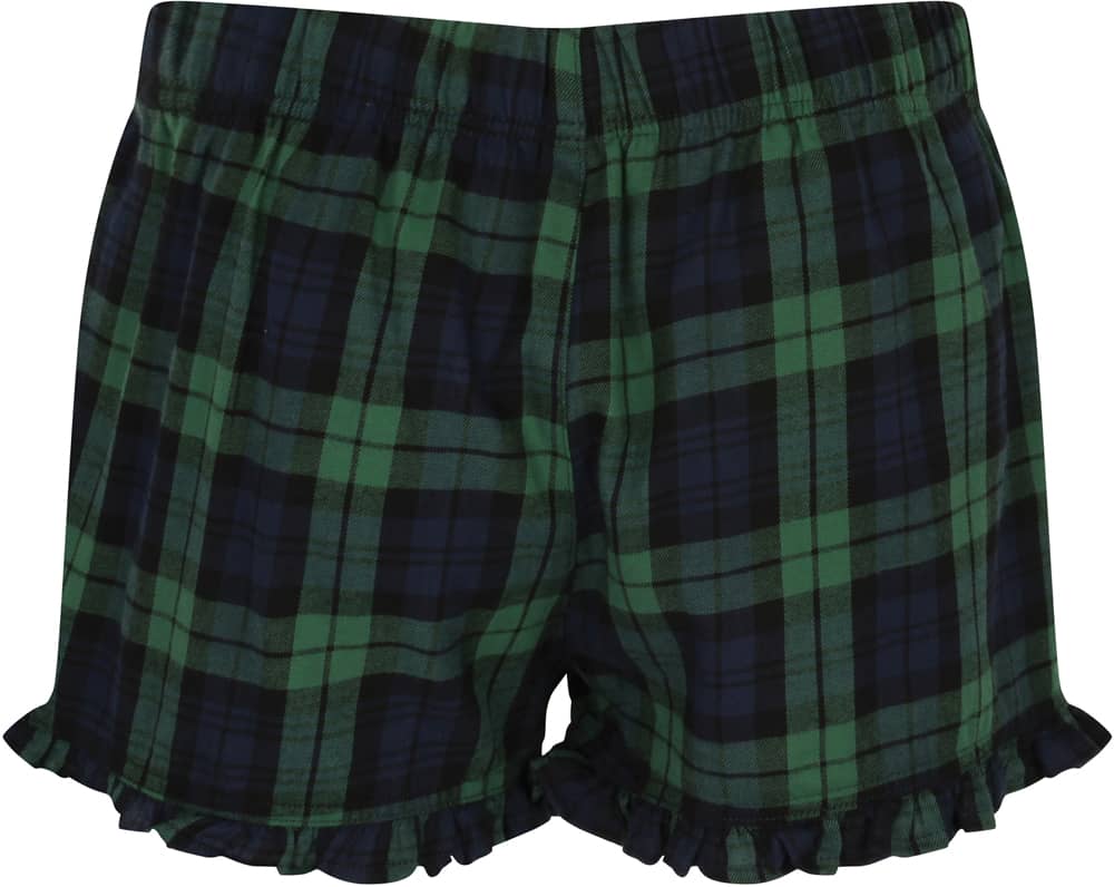 Women´s Tartan Frill Lounge Shorts