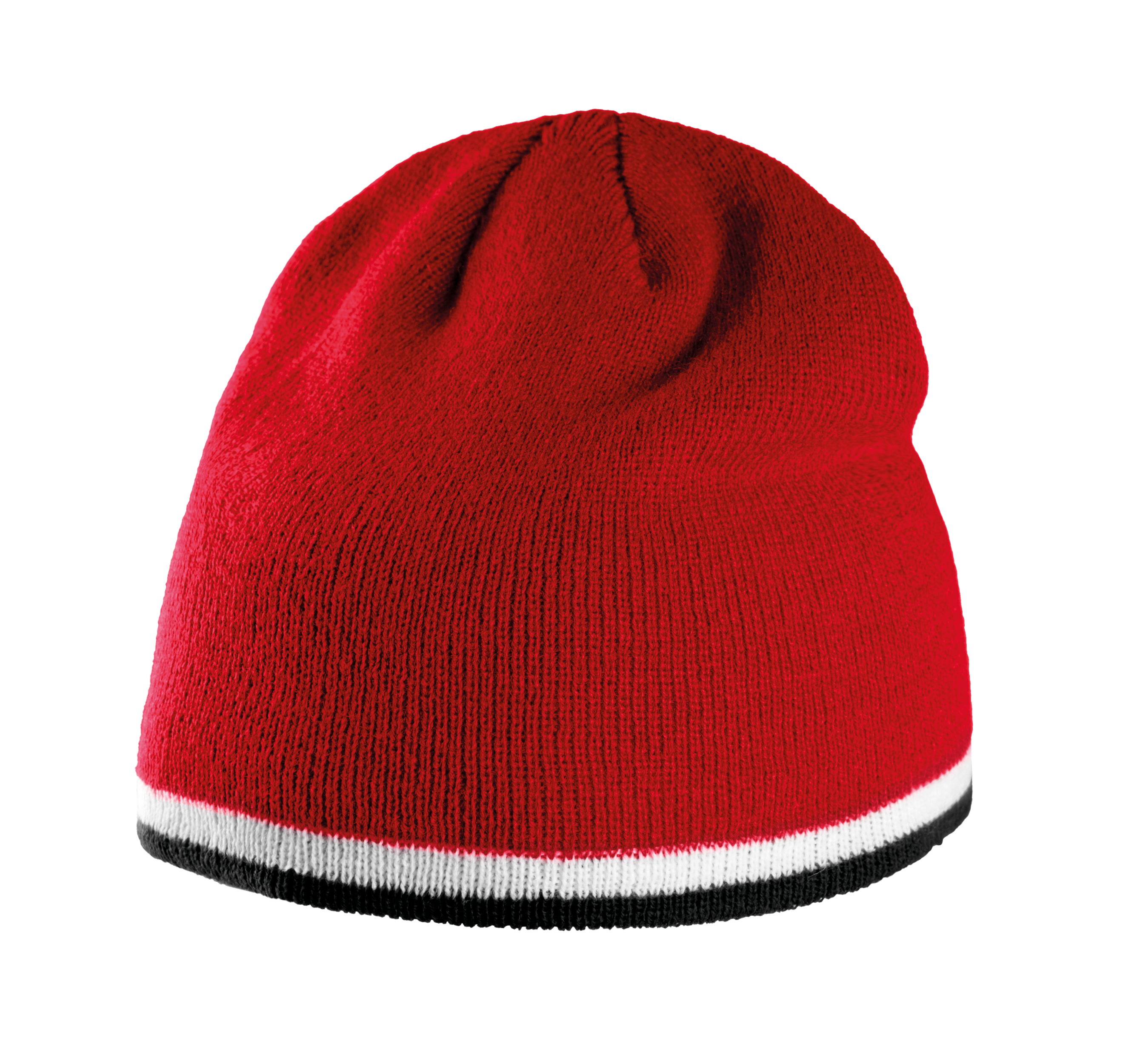 Beanie Mütze mit Kontrastrand