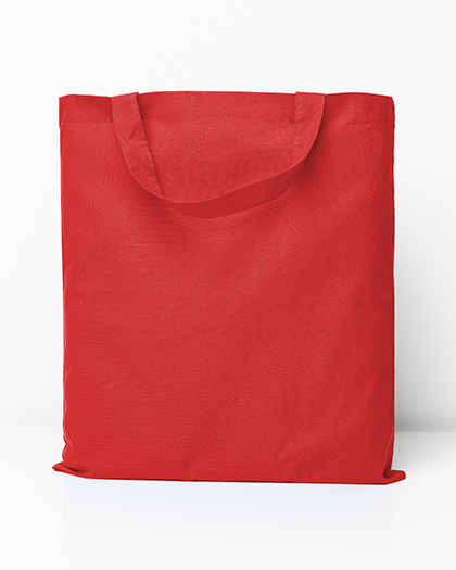Cotton Bag Colored Short Handles