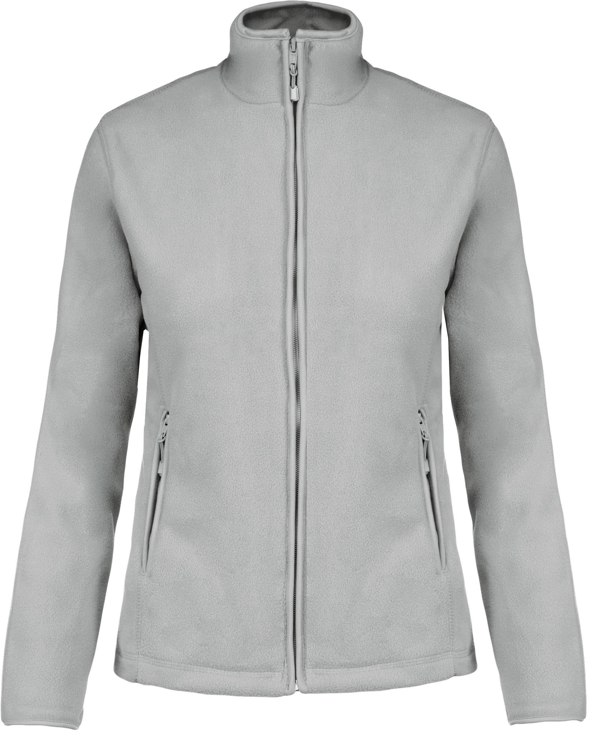 Mikrofleece-Jacke mit Reißverschluss für Damen