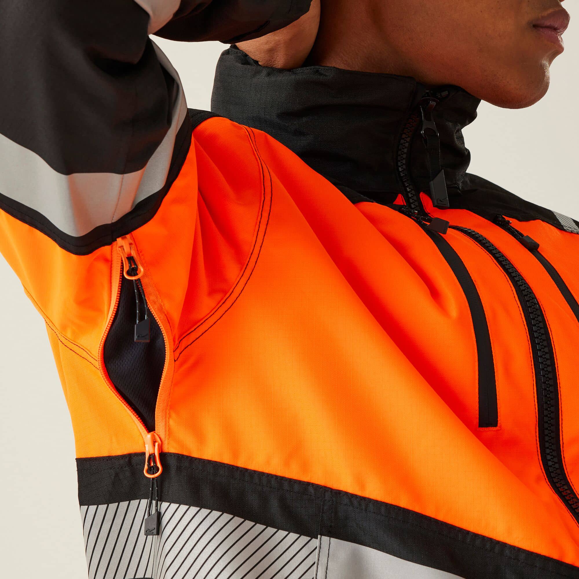 Hi-Vis X-Pro Waterproof Shell Jacket (Class 2)
