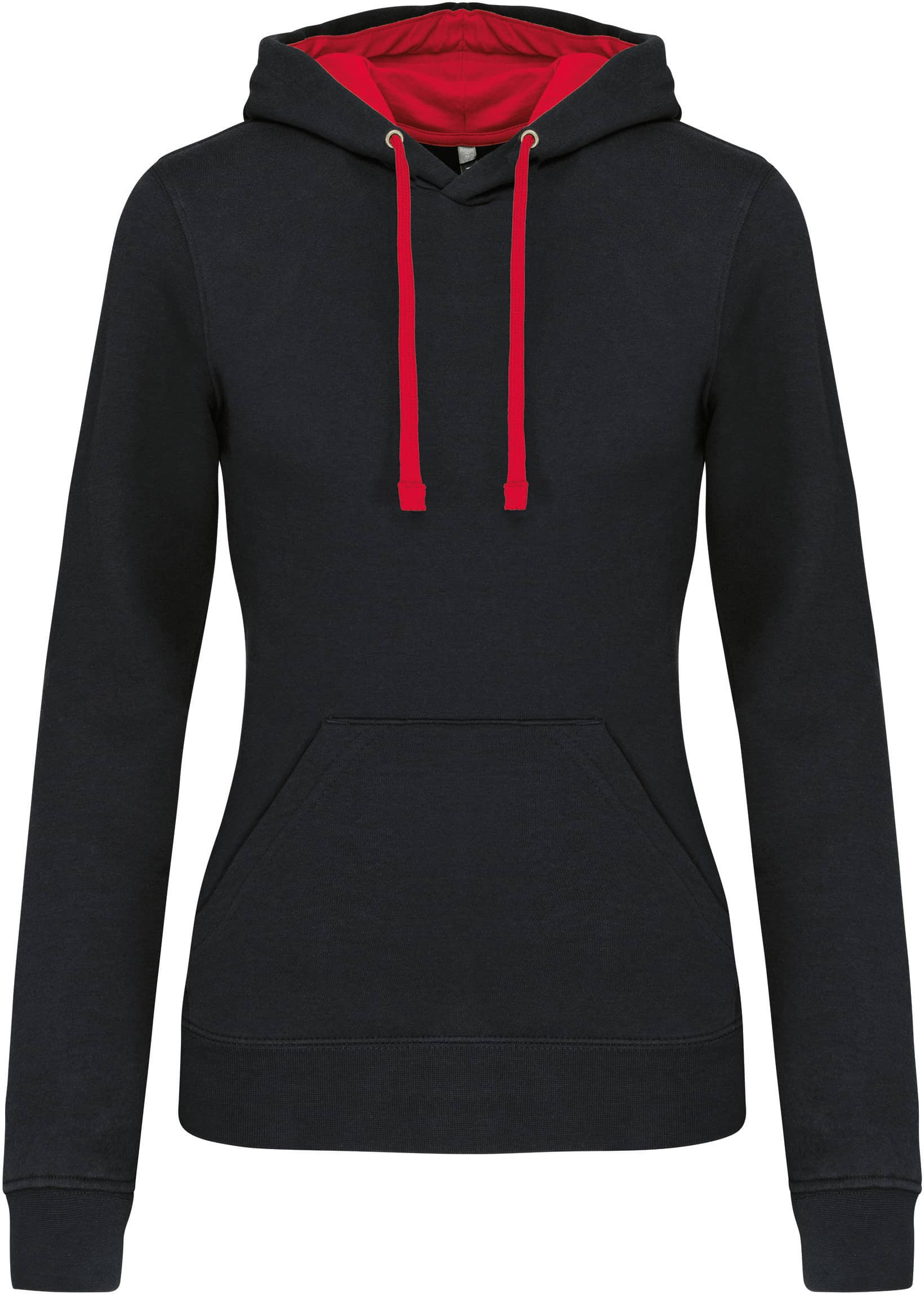 Damen-Kapuzensweatshirt bicolor