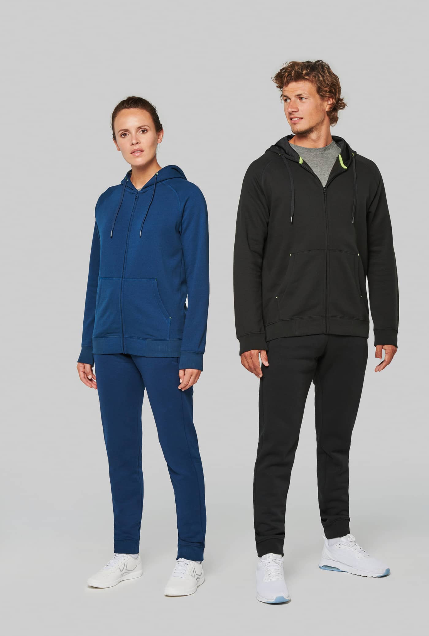 Unisex-Kapuzenjacke mit Zipper