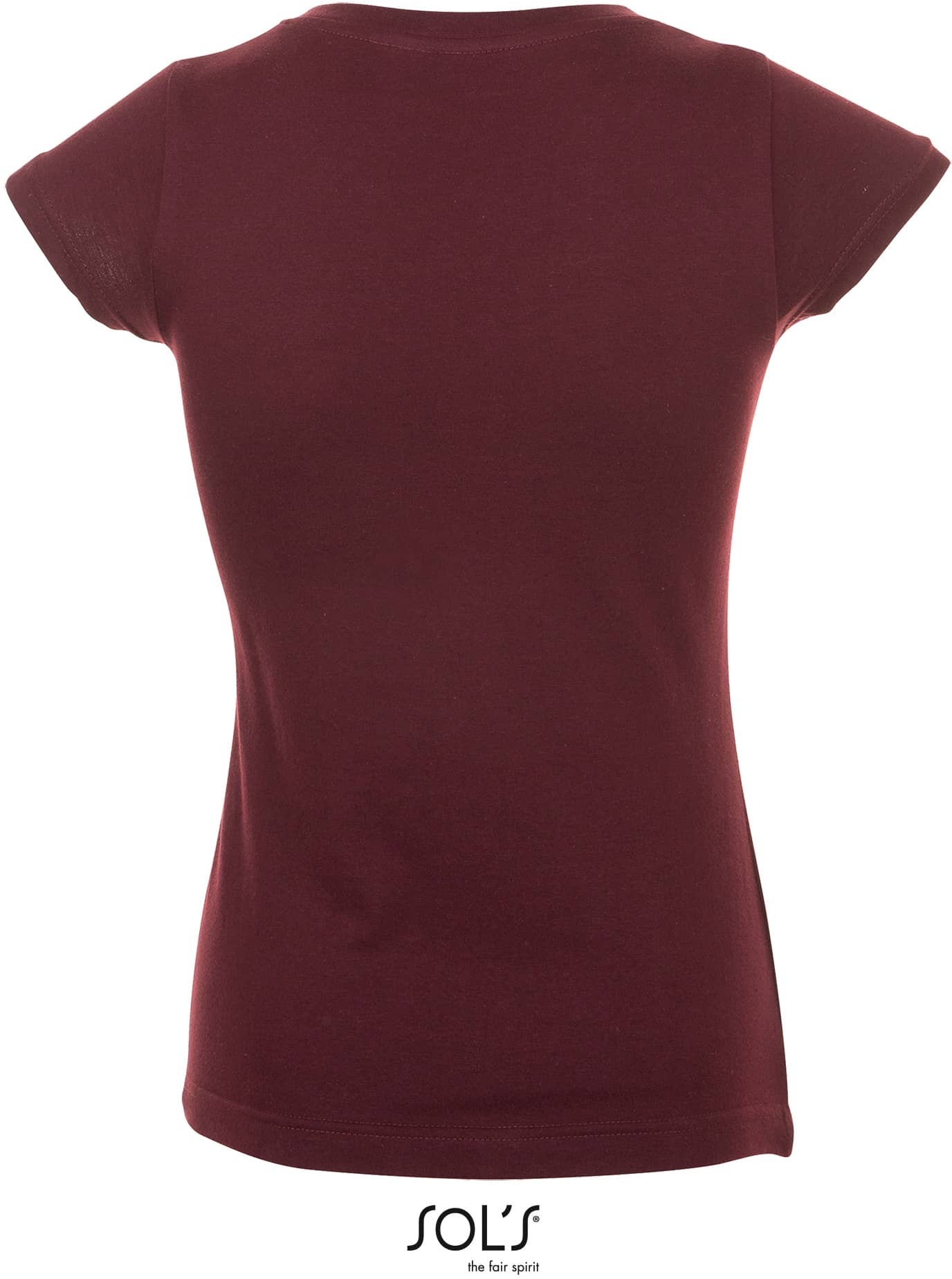 Women´s V-Neck-T-Shirt Moon
