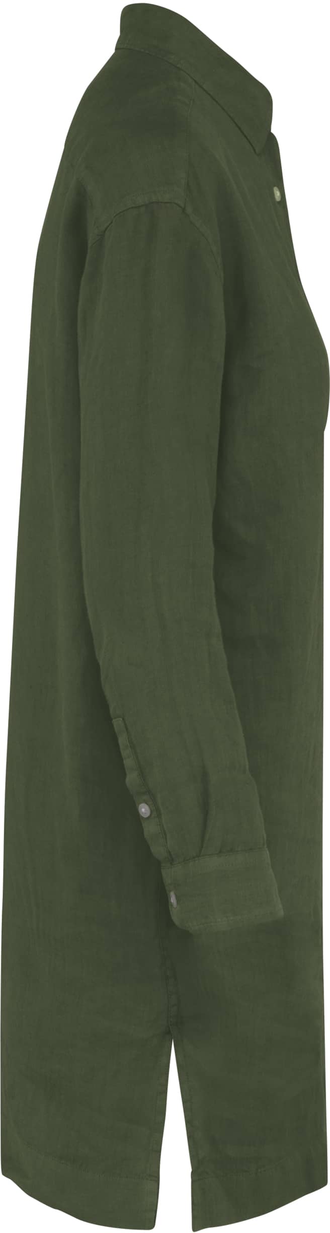 Hemdblusenkleid aus Leinen für Damen