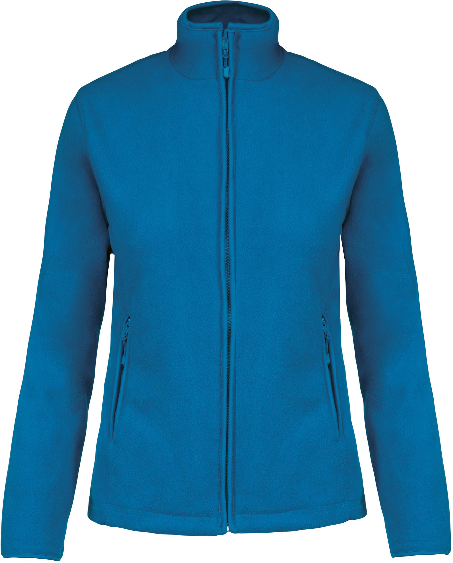 Mikrofleece-Jacke mit Reißverschluss für Damen