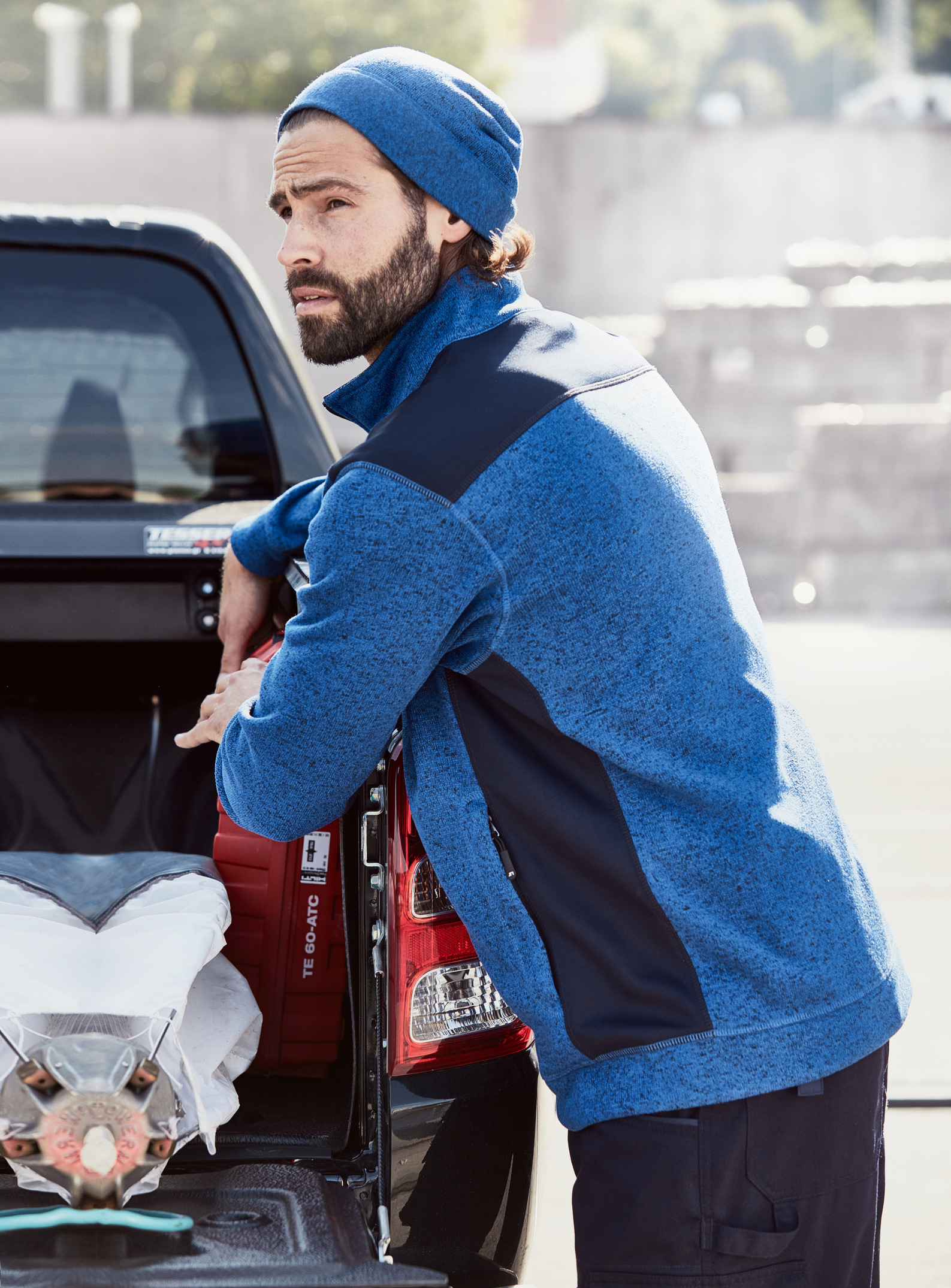 Men´s Knitted Workwear Fleece Jacket -STRONG-