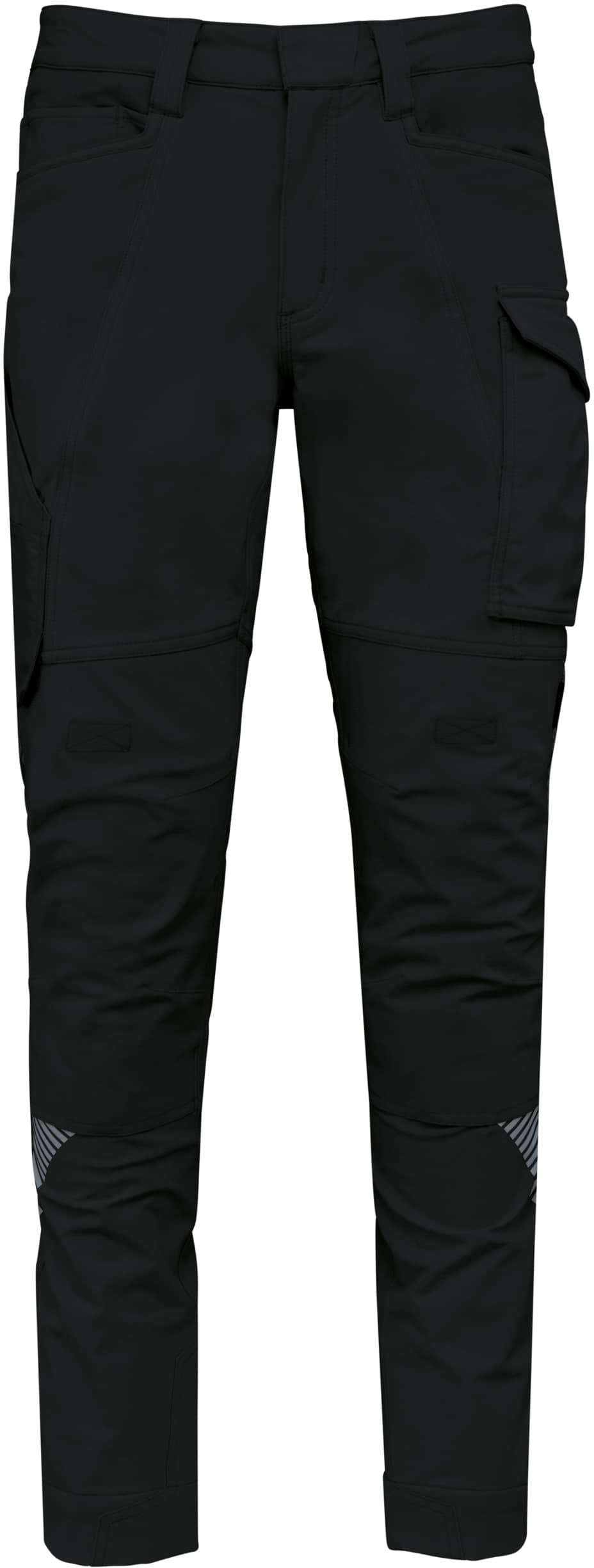 Leichte Stretchhose mit mehreren Taschen aus recyceltem Material