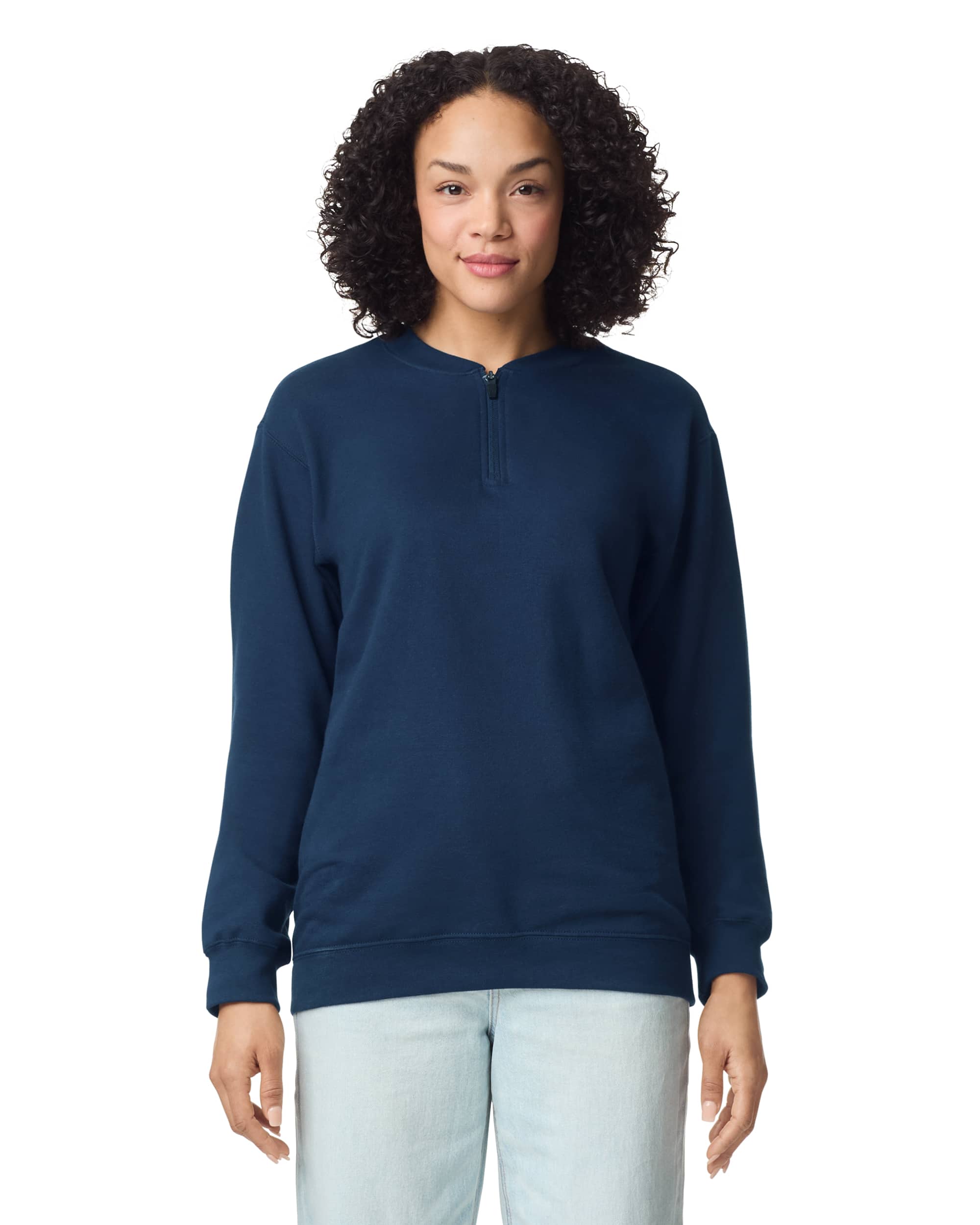 Softstyle® Midweight Adult Fleece 1/4 Zip Sweatshirt