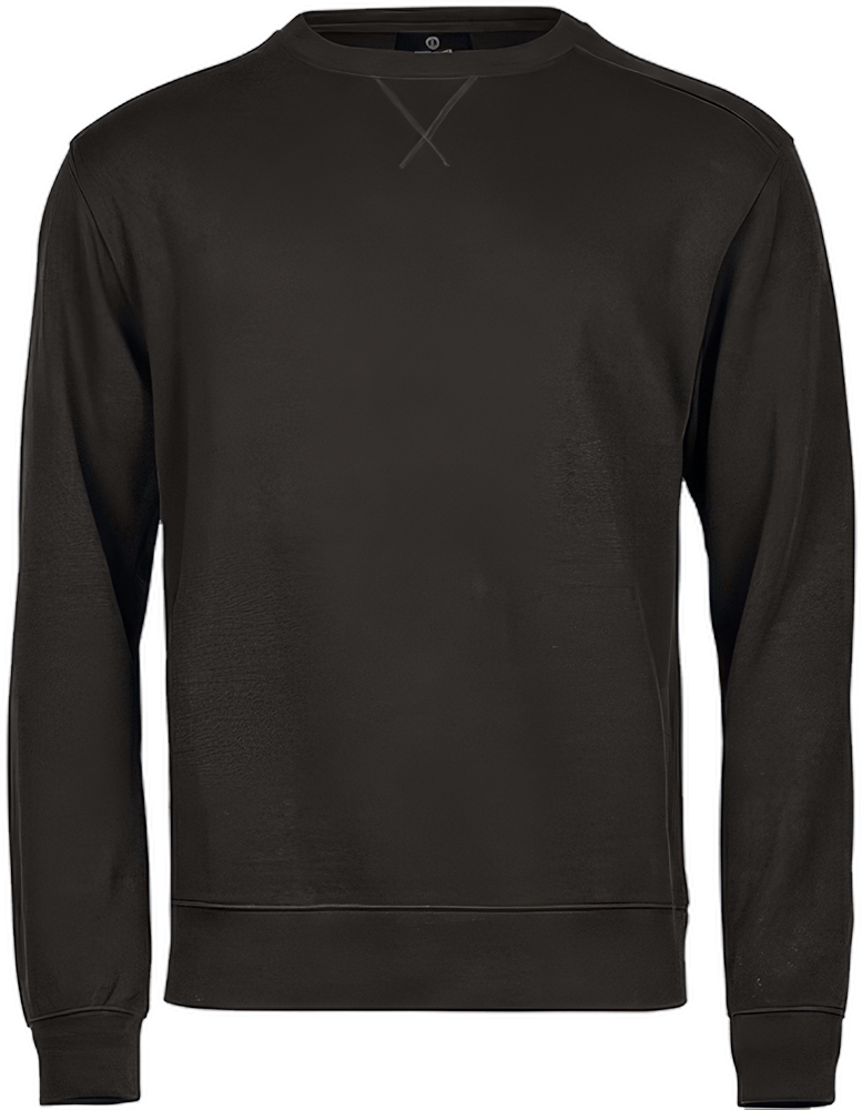 Ribbed Interlock Crew Neck