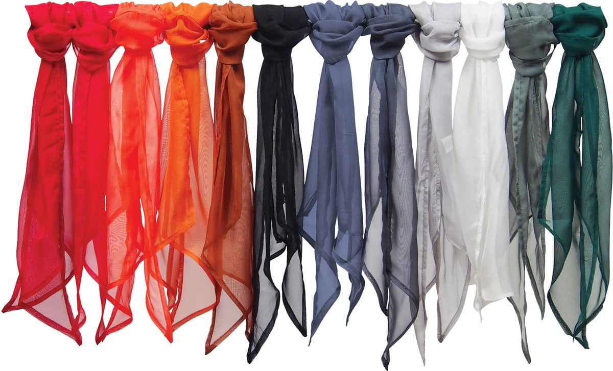 Women´s Colours Collection Chiffon Scarf