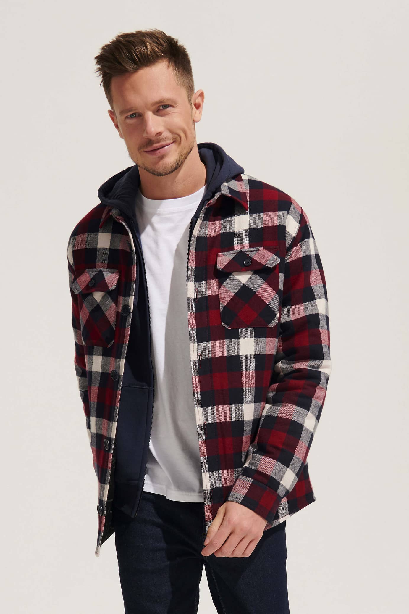 Unisex Checkered Overshirt Noah