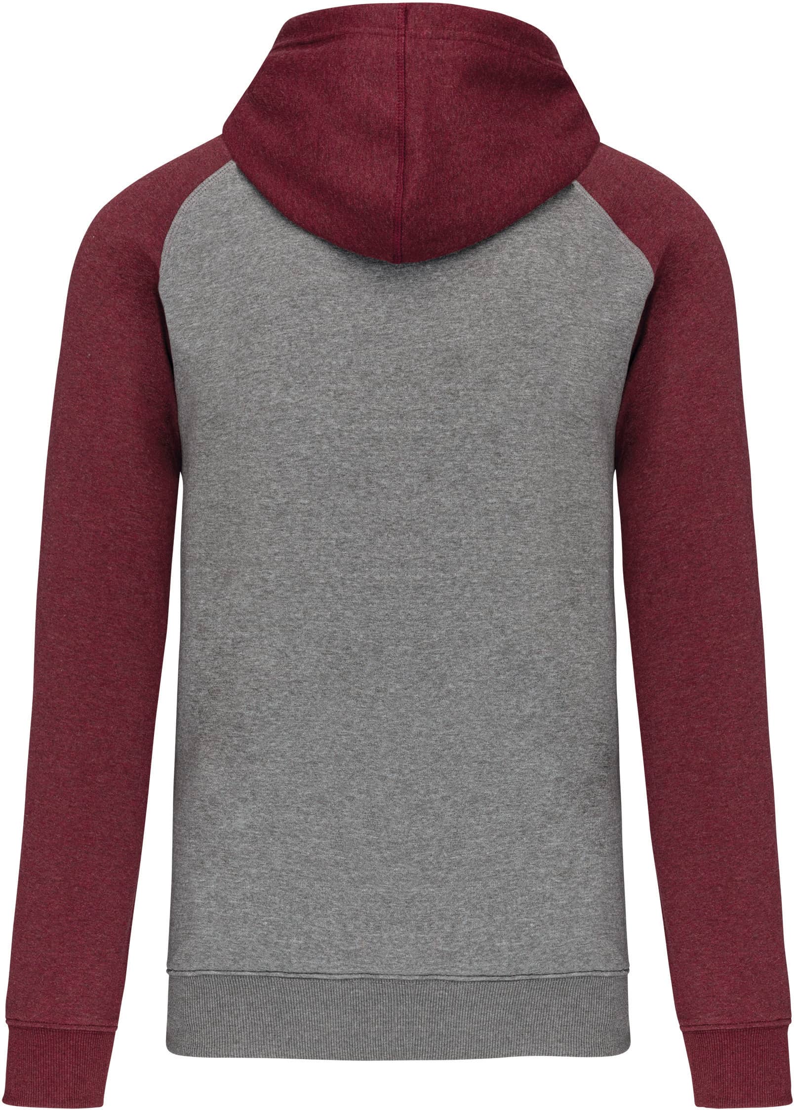 Zweifarbiges Kapuzensweatshirt für Erwachsene