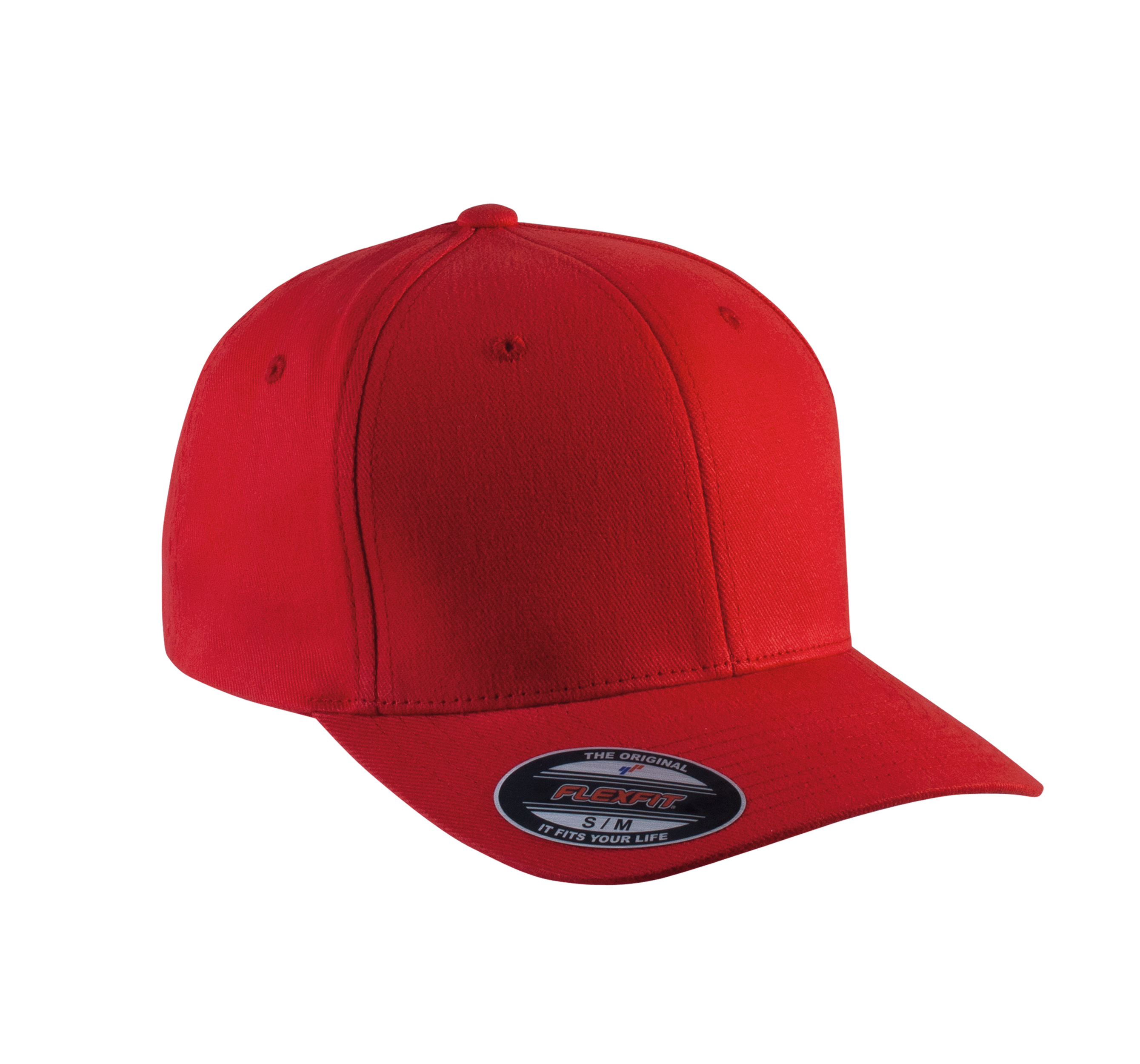 6-Panel Flexfit  Schirmmütze - Gebürstete Baumwolle