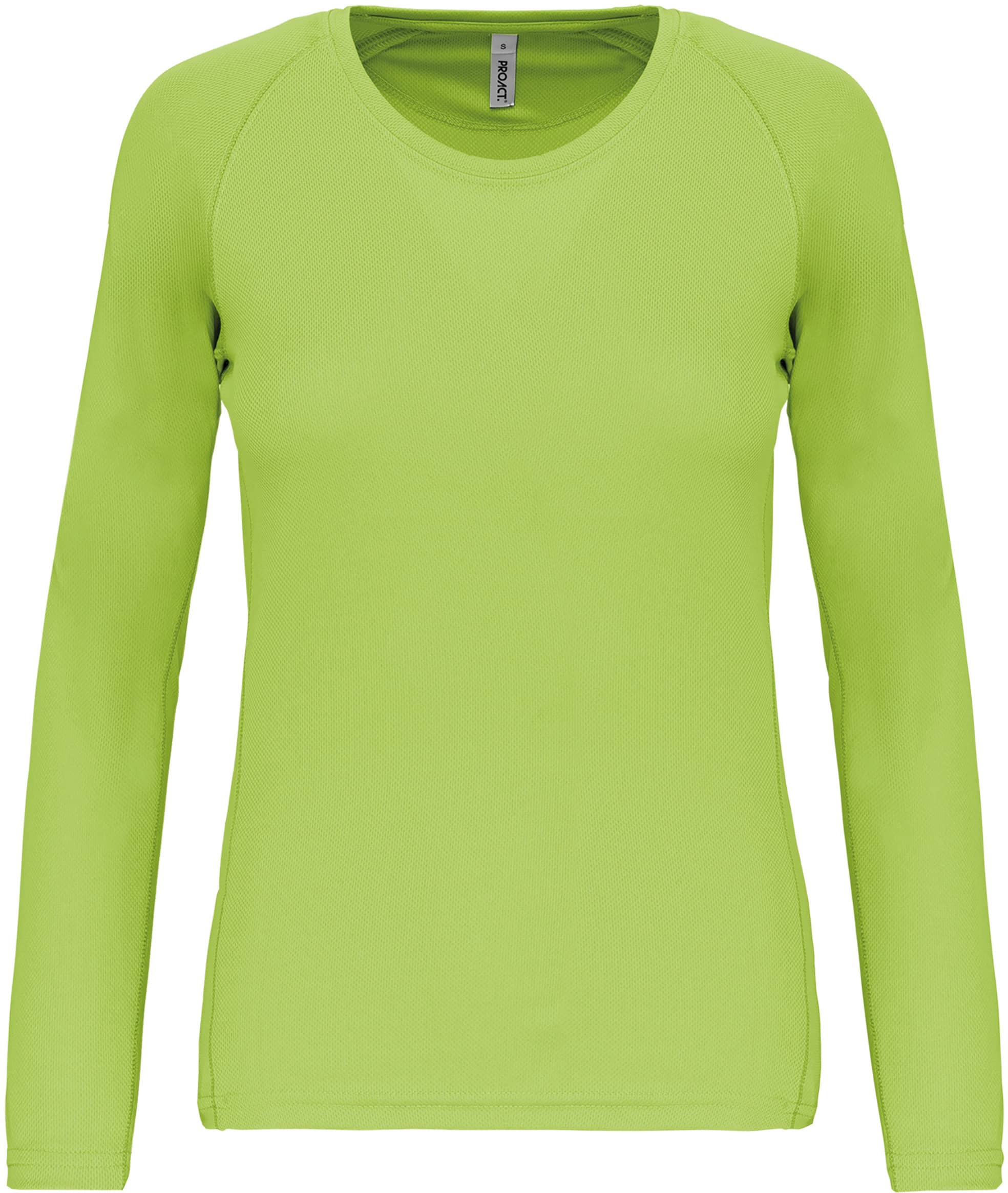 Damen Basic Sport Funktionsshirt Langarm - Standardfarben und Weiß