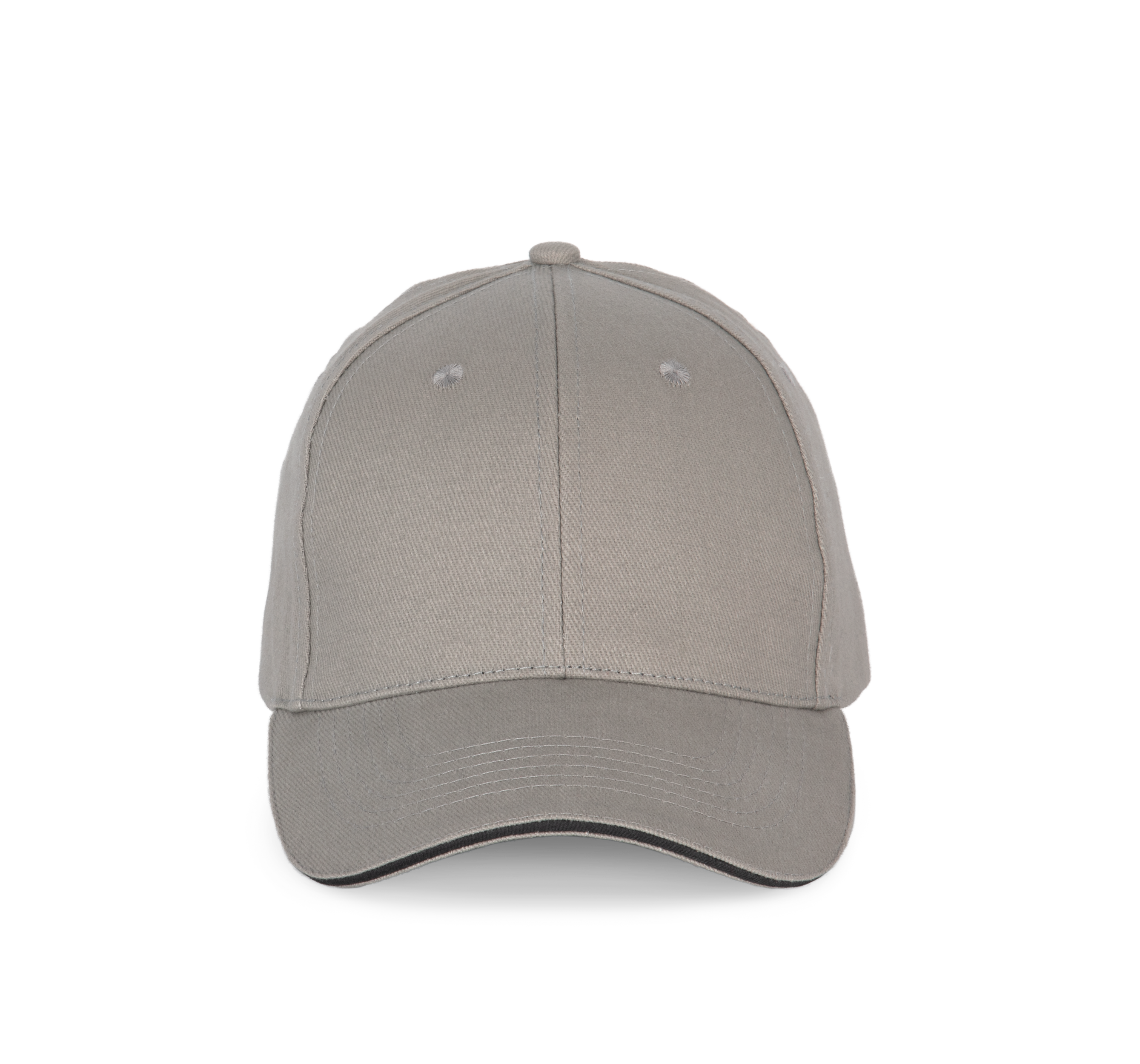 6-Panel-Kappe mit Kontrast-Sandwichschirm