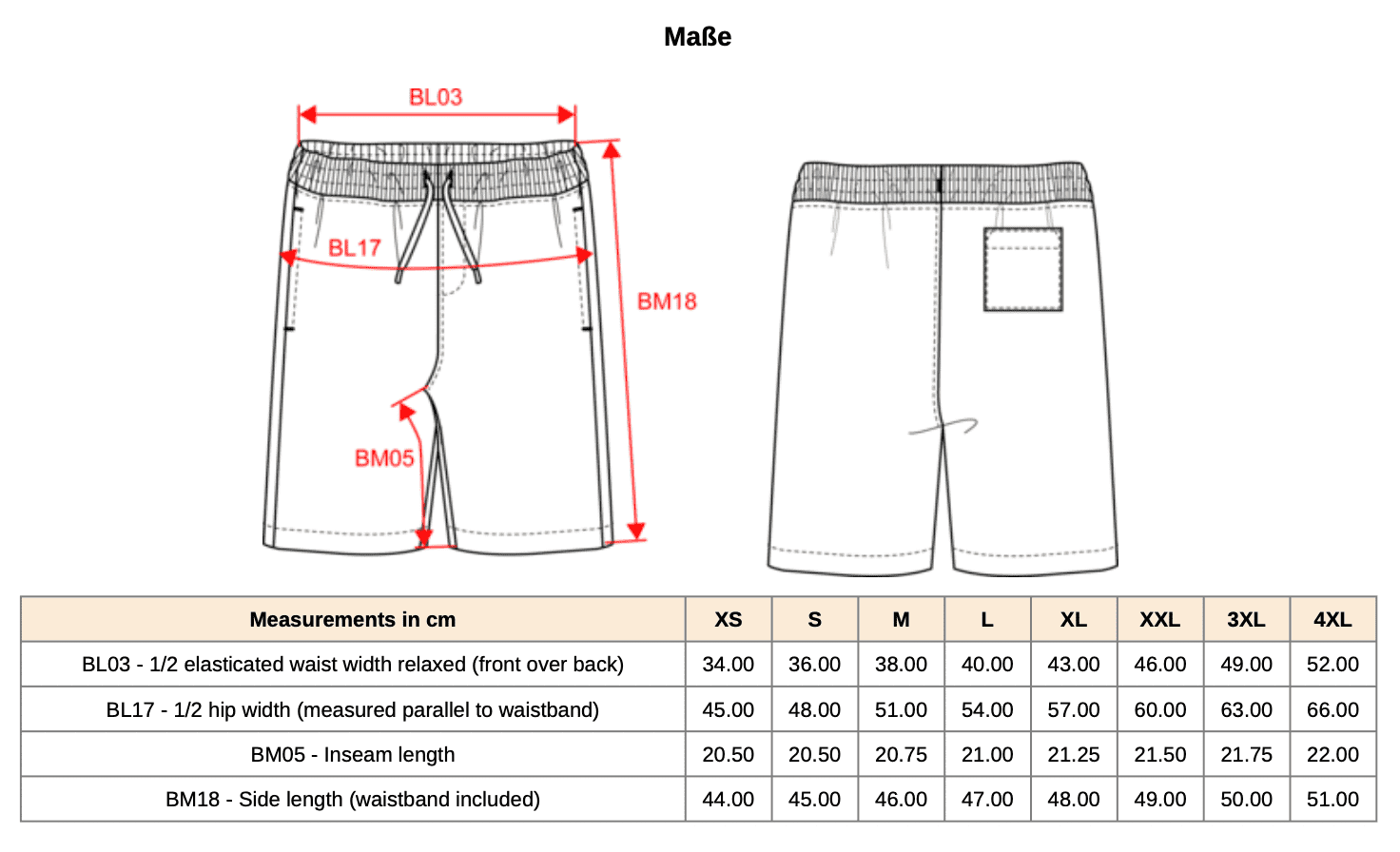 Umweltfreundliche Bermuda-Shorts für Herren aus ungebürstetem Molton