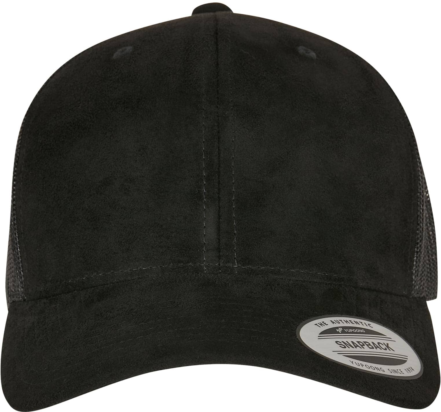 Suede Leather Trucker Cap