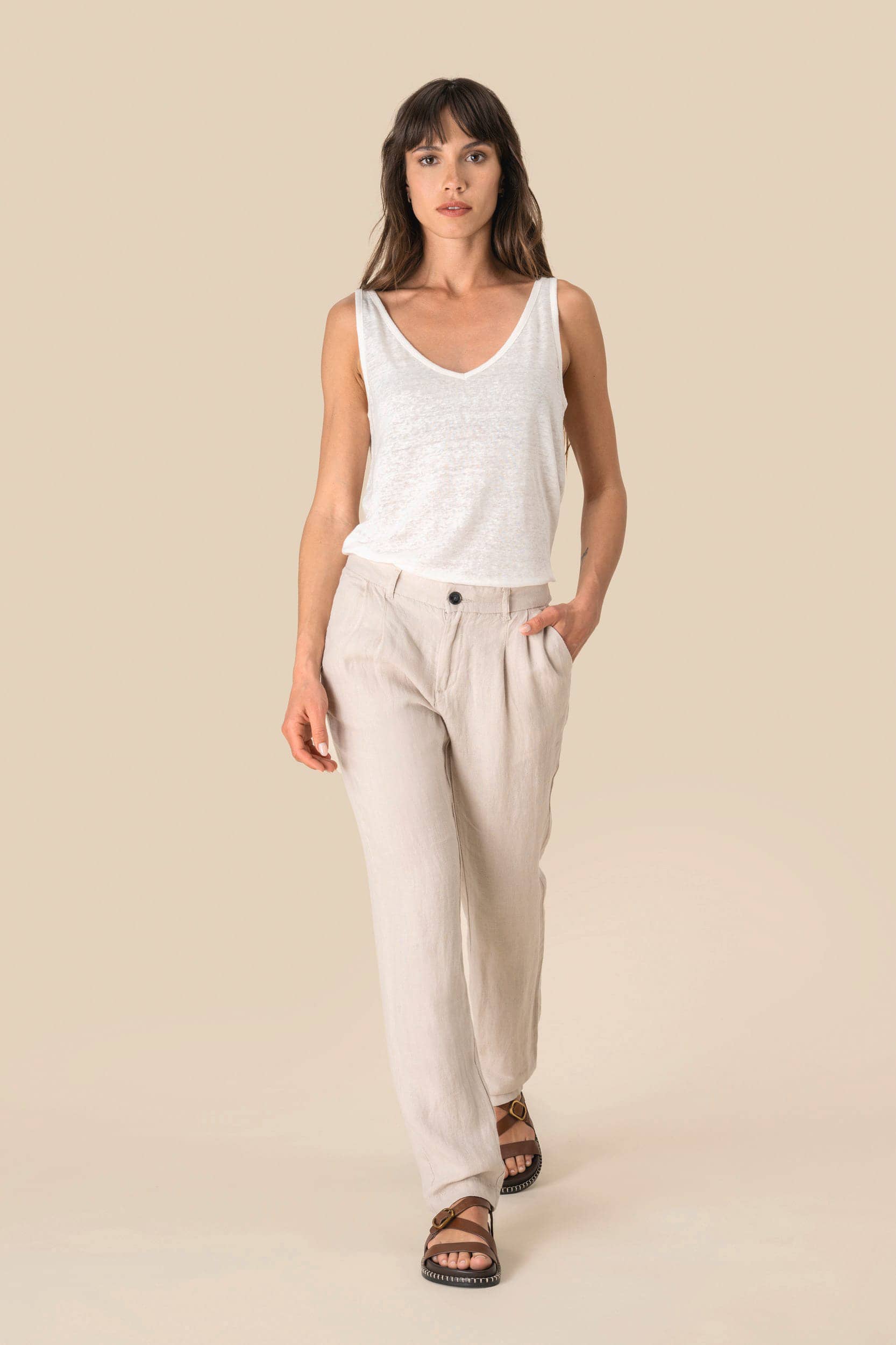 Leinenhose für Damen