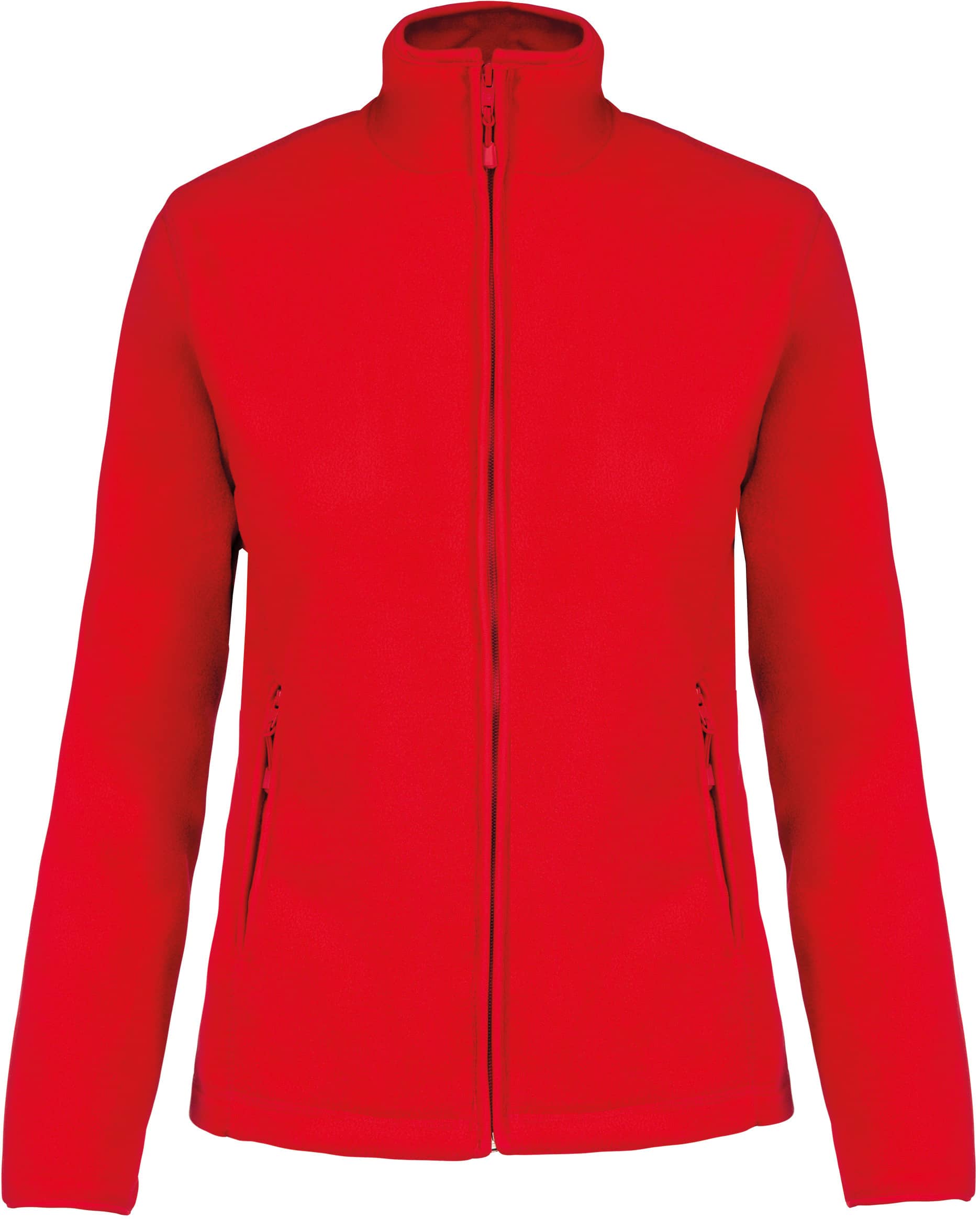 Mikrofleece-Jacke mit Reißverschluss für Damen