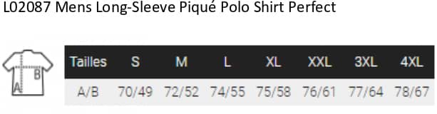 Men´s Long-Sleeve Piqué Polo Shirt Perfect