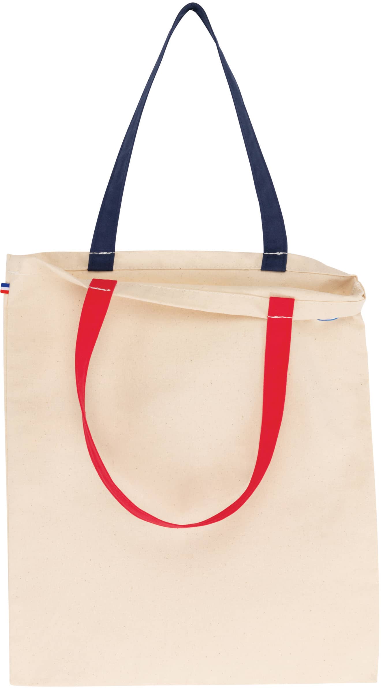 Dreifarbige Shoppingtasche