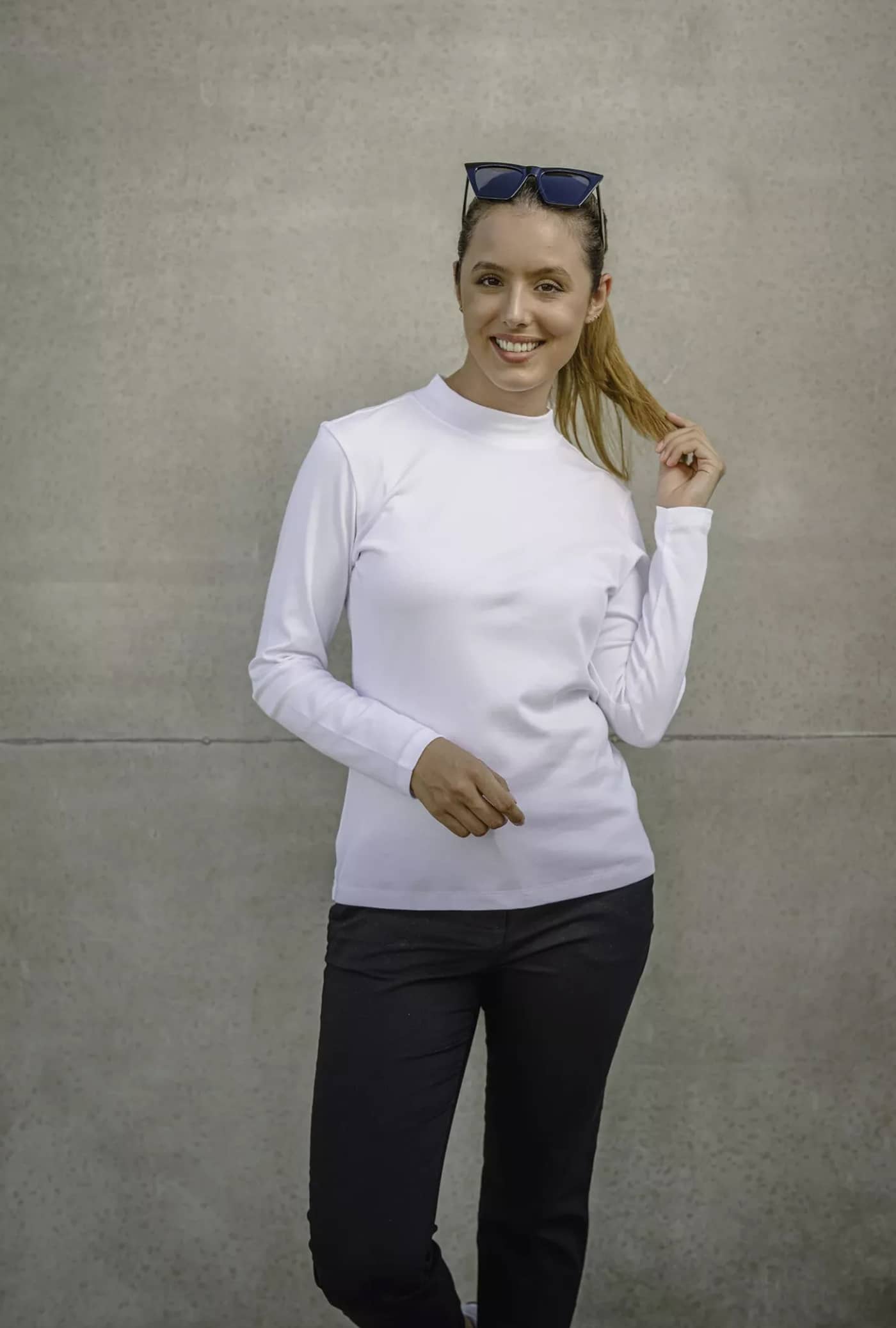 Women´s Premium Highneck Longsleeve Tees