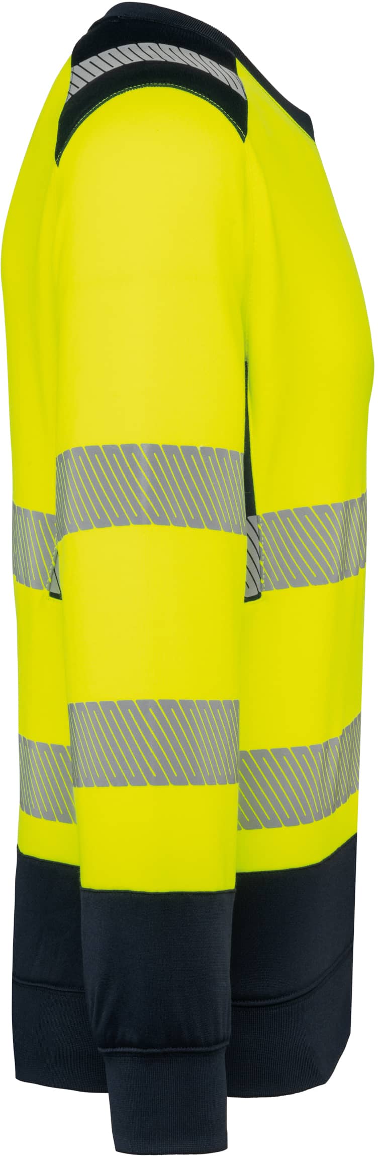 Recyceltes Sicherheitssweatshirt Rundhalsausschnitt