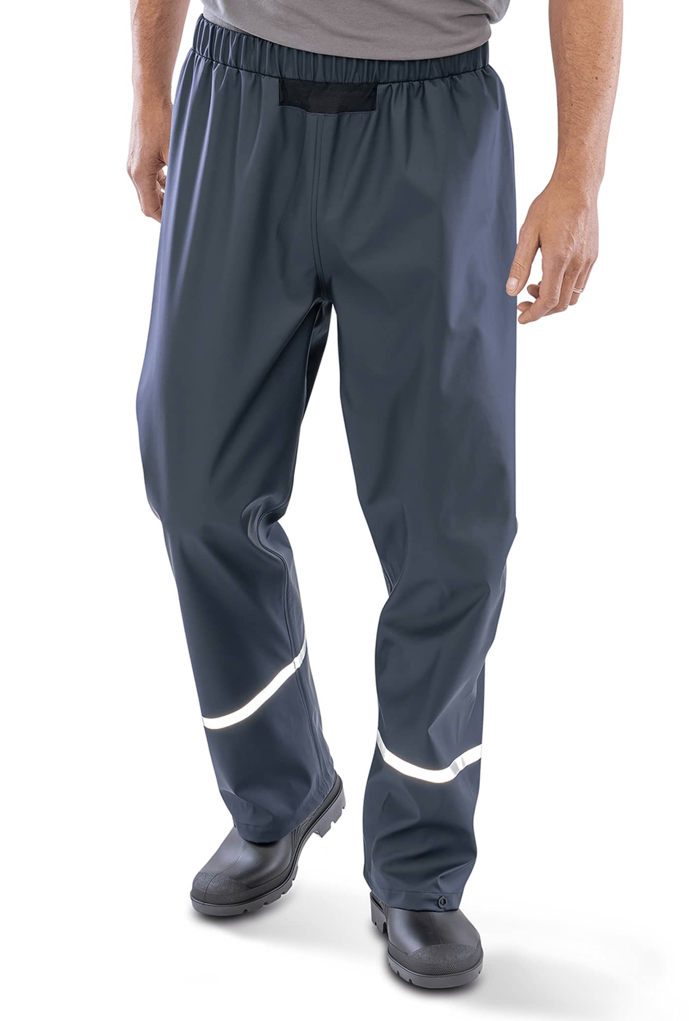 Prism PU Waterproof Trouser with Reflective Bands & Recycled Backing