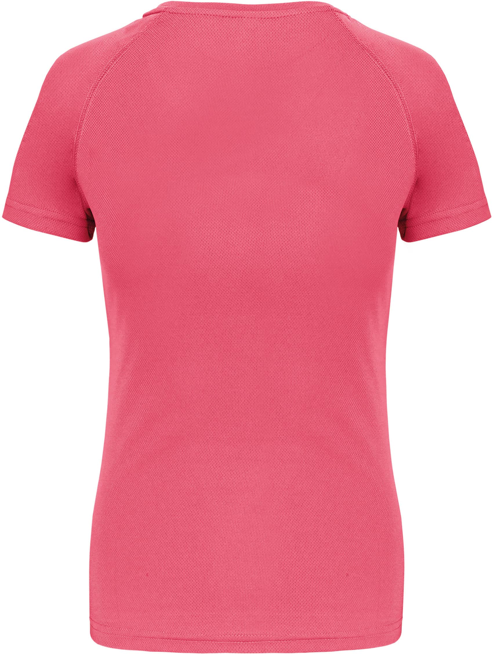 Damen Basic Sport Funktionsshirt Kurzarm - Fluorescent