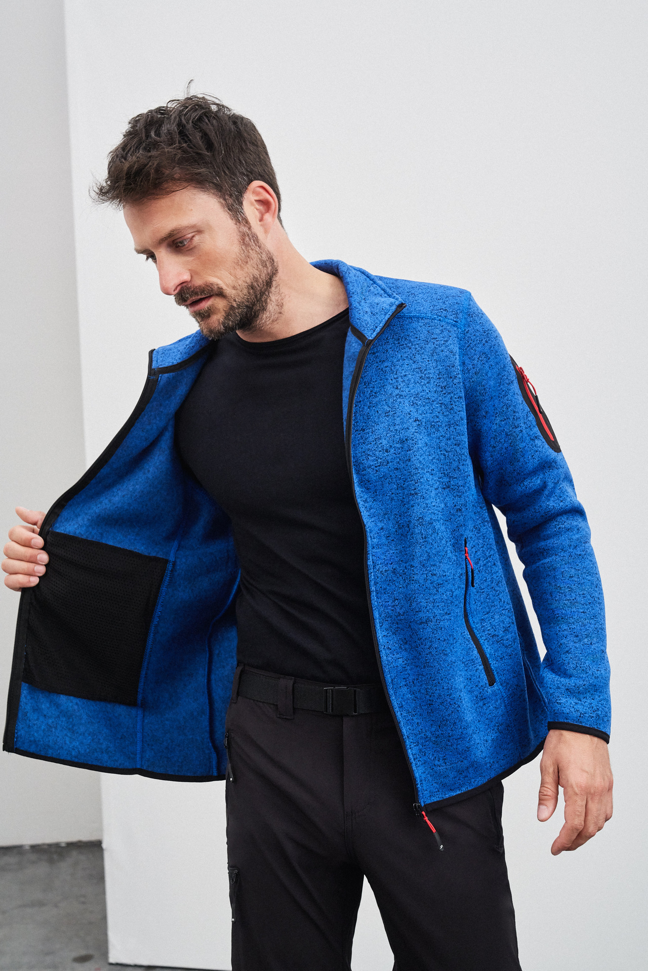Men´s Knitted Fleece Jacket