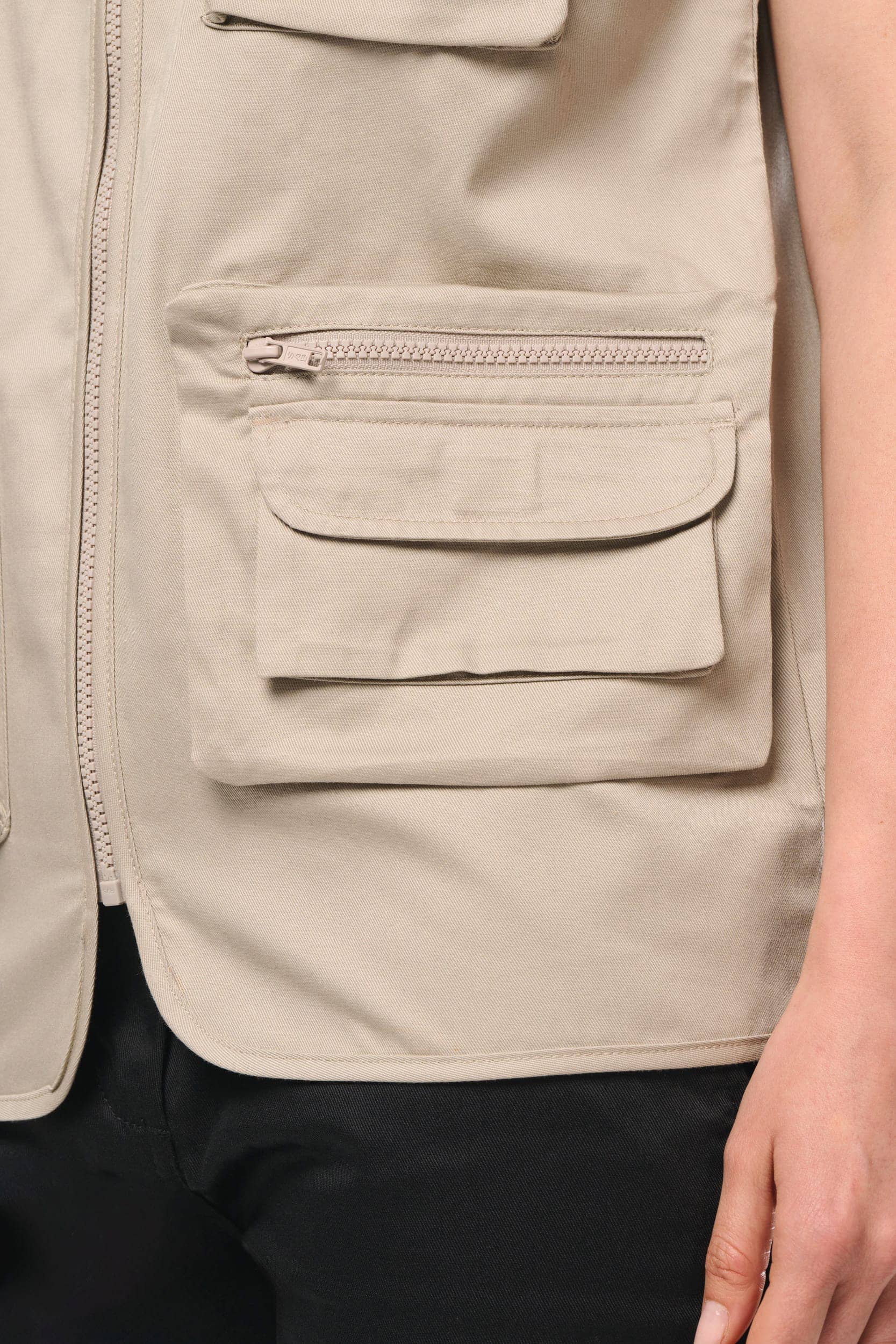Gefütterte Unisex-Weste aus  Baumwollpolyester 609