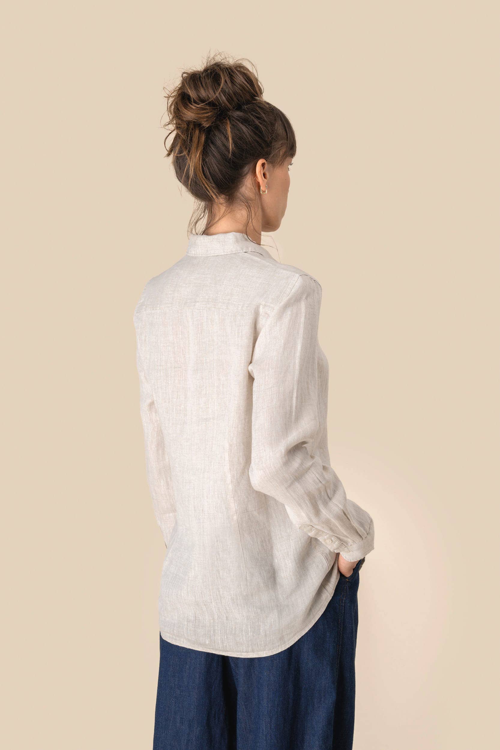 Leinen-Bluse für Damen