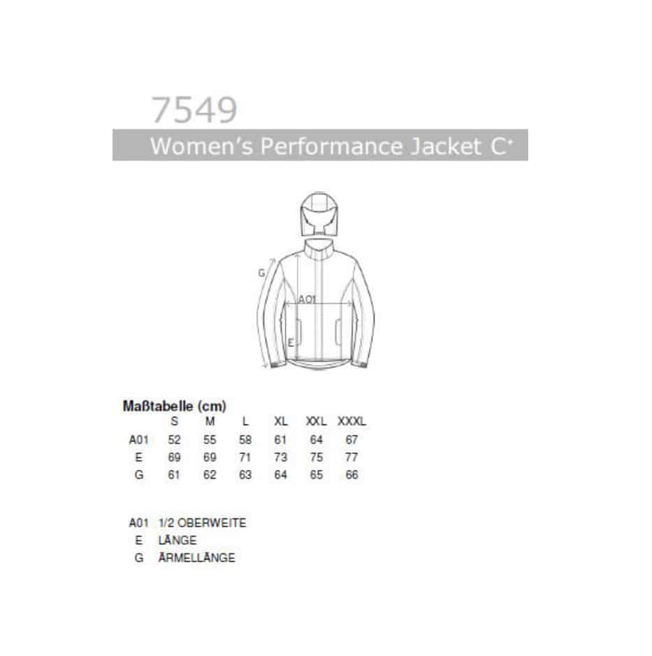 Women´s Performance Jacket C+