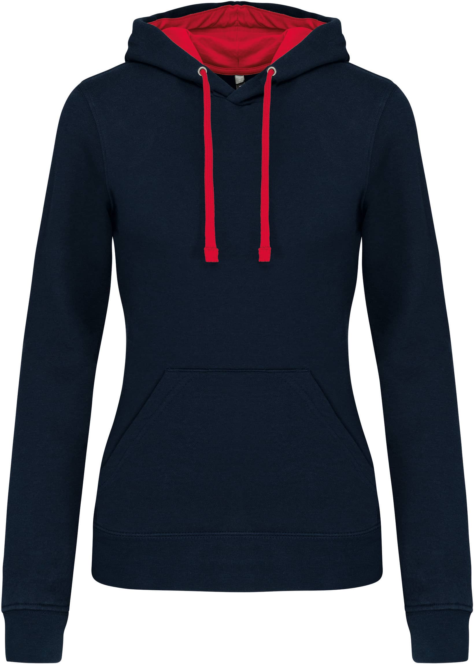 Damen-Kapuzensweatshirt bicolor