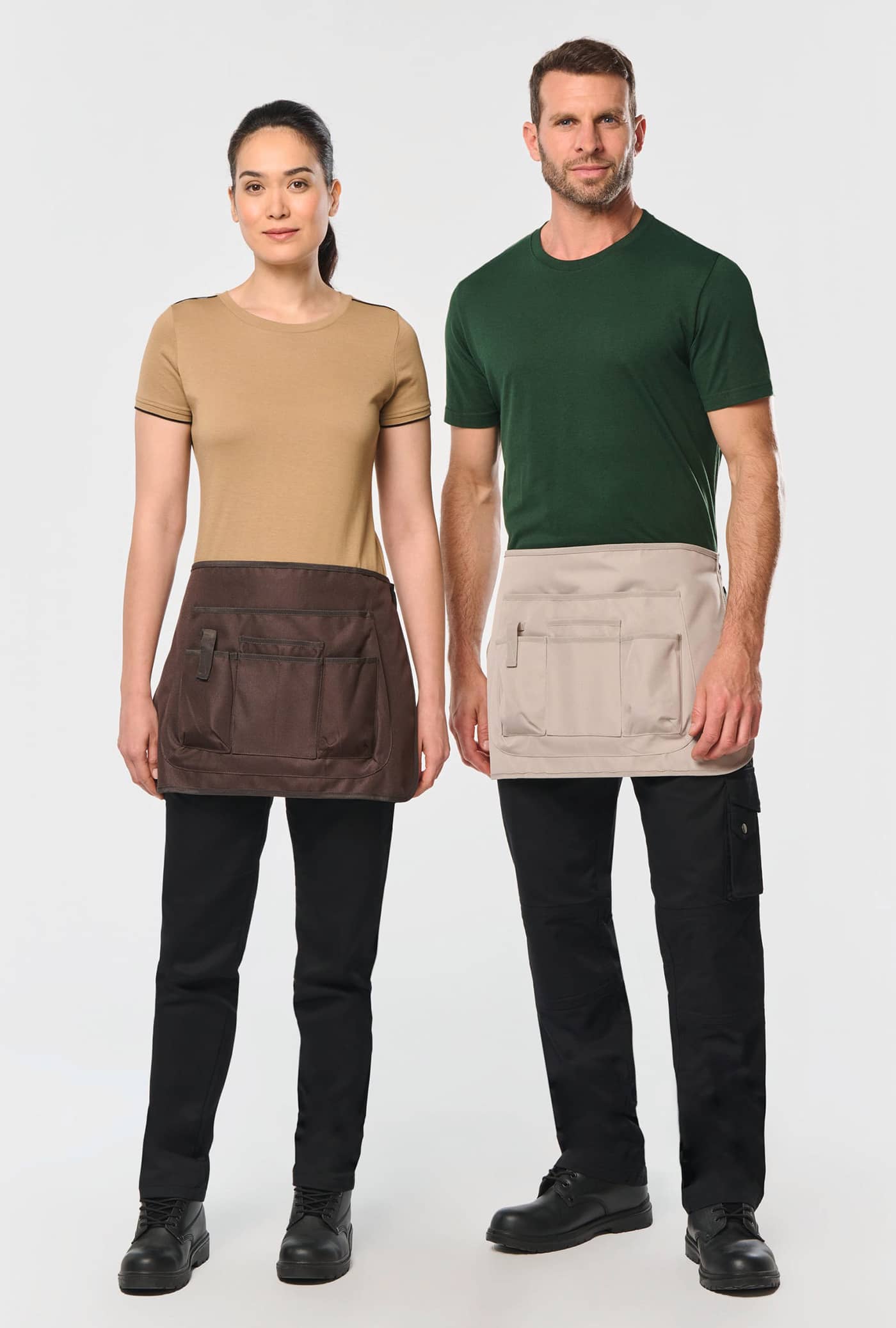 Kurze umweltfreundliche Unisex-Gärtnerschürze