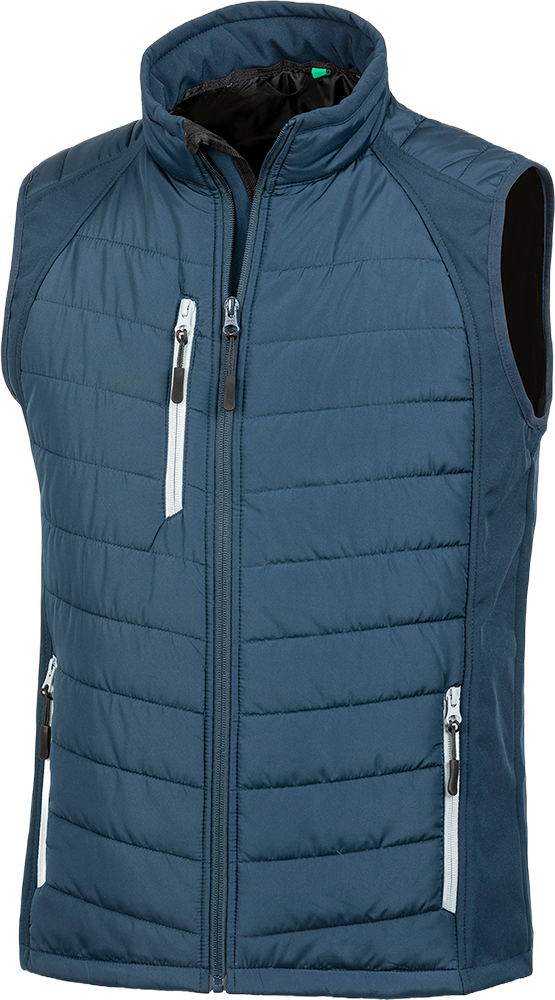 Recycled Compass Padded Softshell Gilet