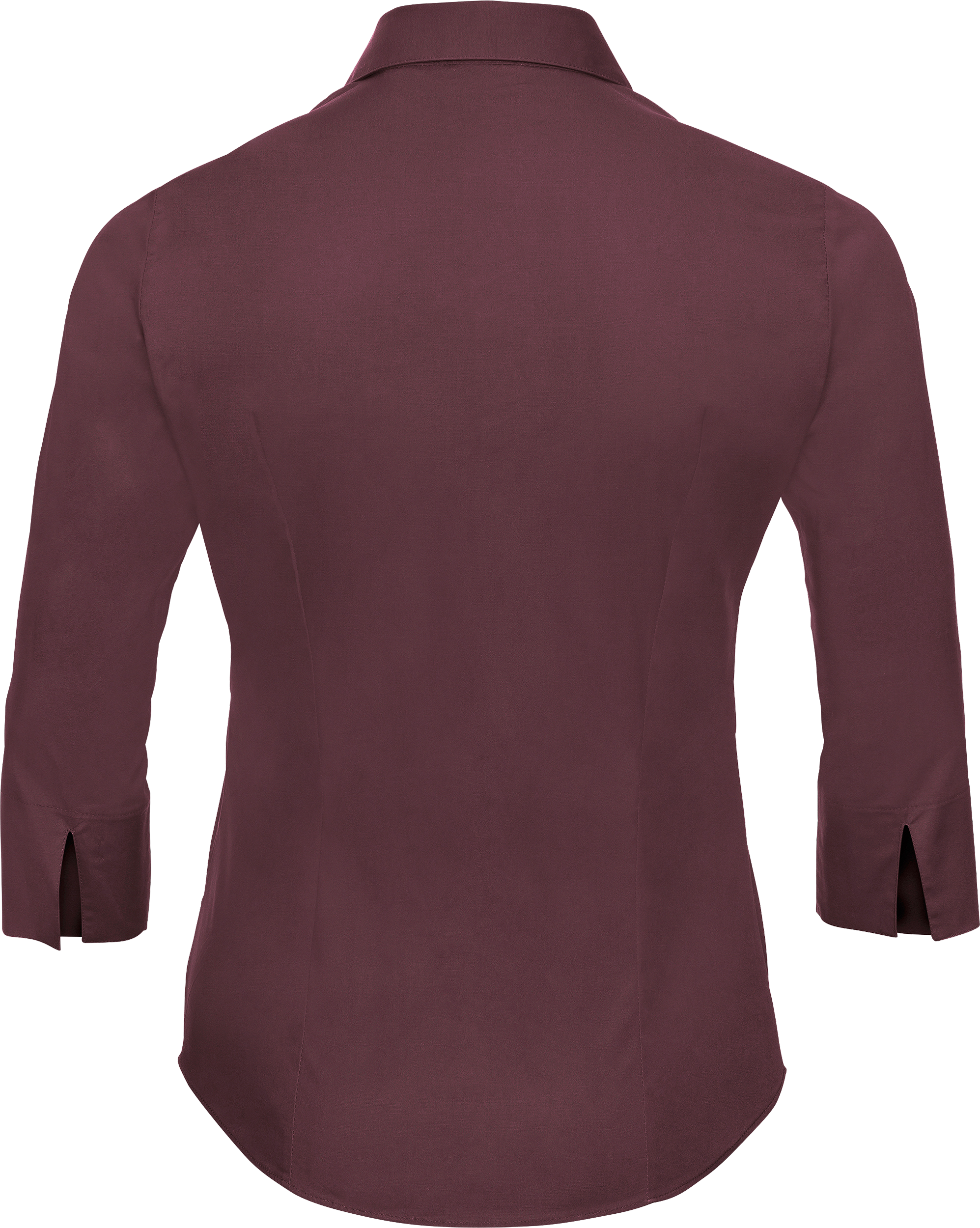 Ladies' Long Sleeve Classic Pure Cotton Poplin Shirt