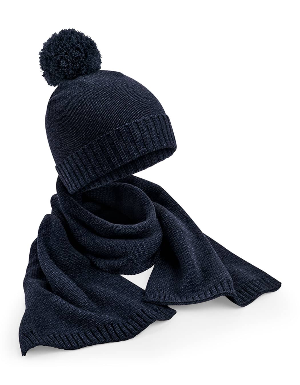 Knitted Scarf and Beanie Gift Set