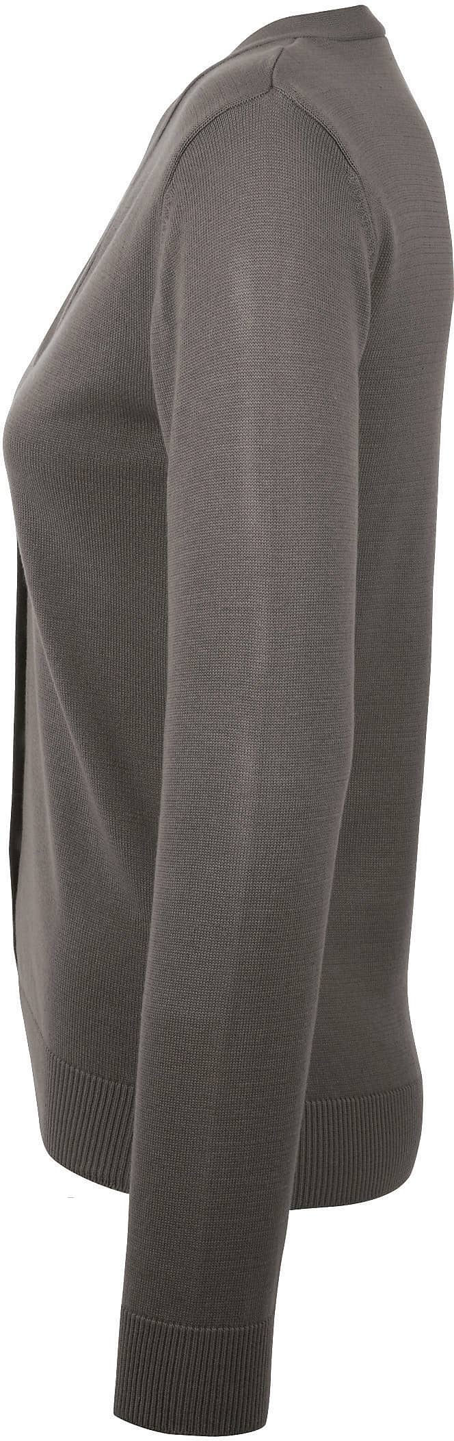 Women´s Golden V-Neck Knitted Cardigan