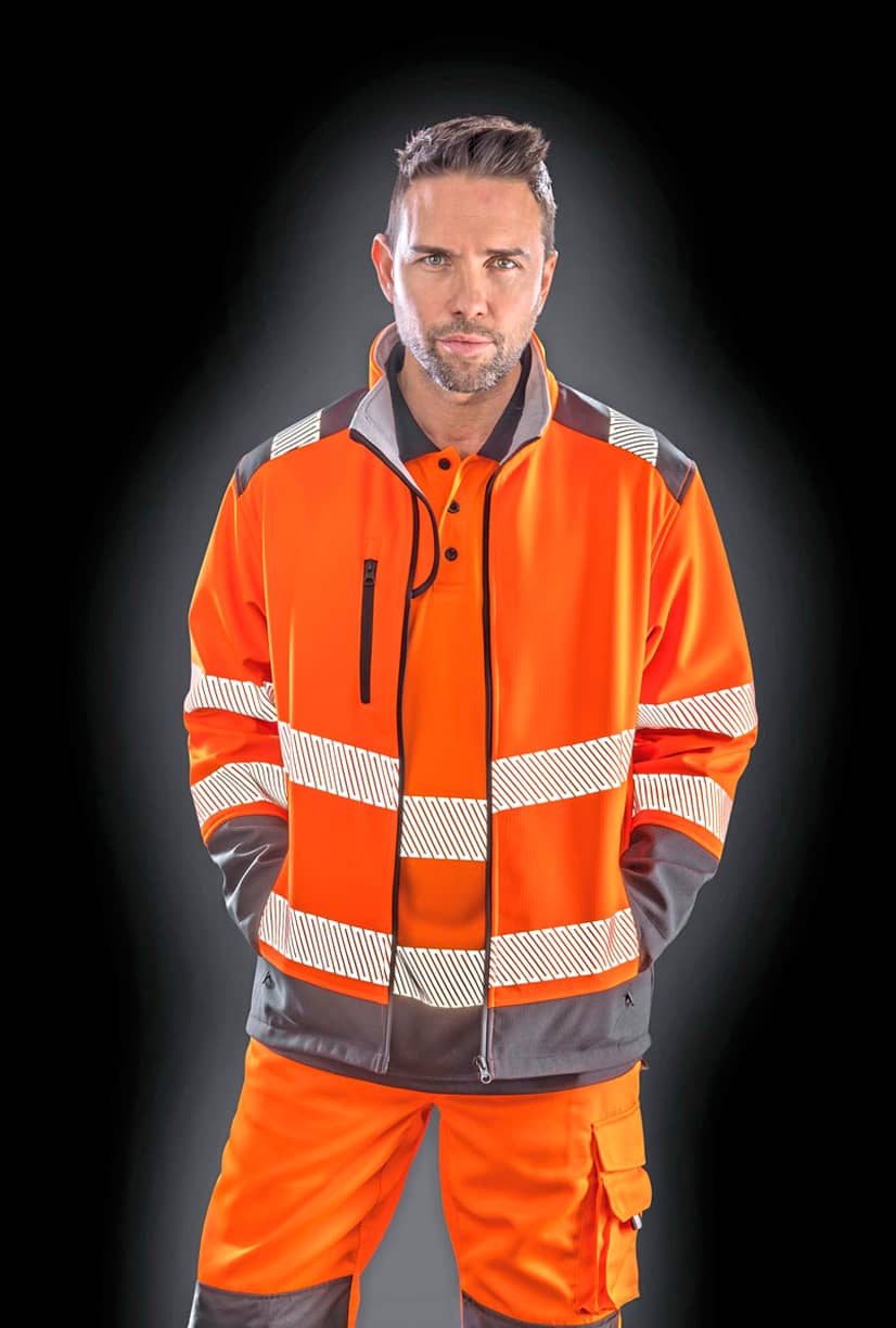 Printable Ripstop Safety Softshell Jacket